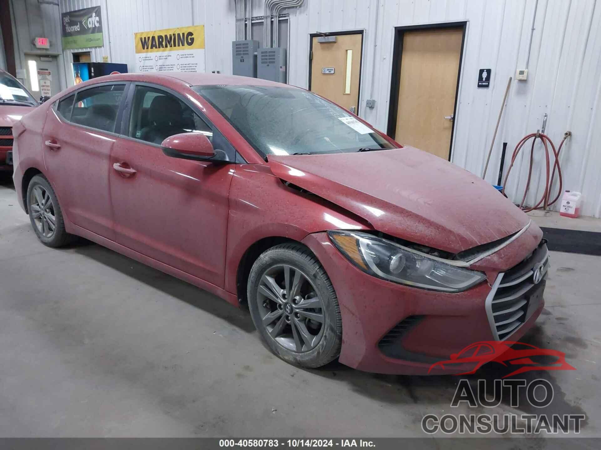 HYUNDAI ELANTRA 2018 - 5NPD84LF0JH294571