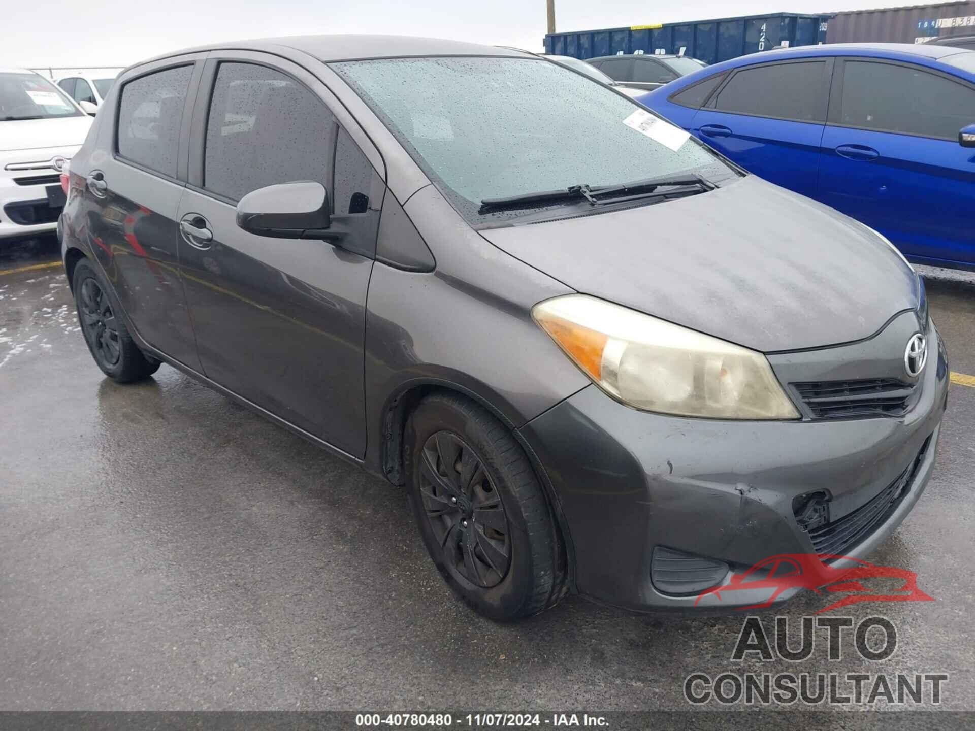 TOYOTA YARIS 2013 - JTDKTUD33DD549315