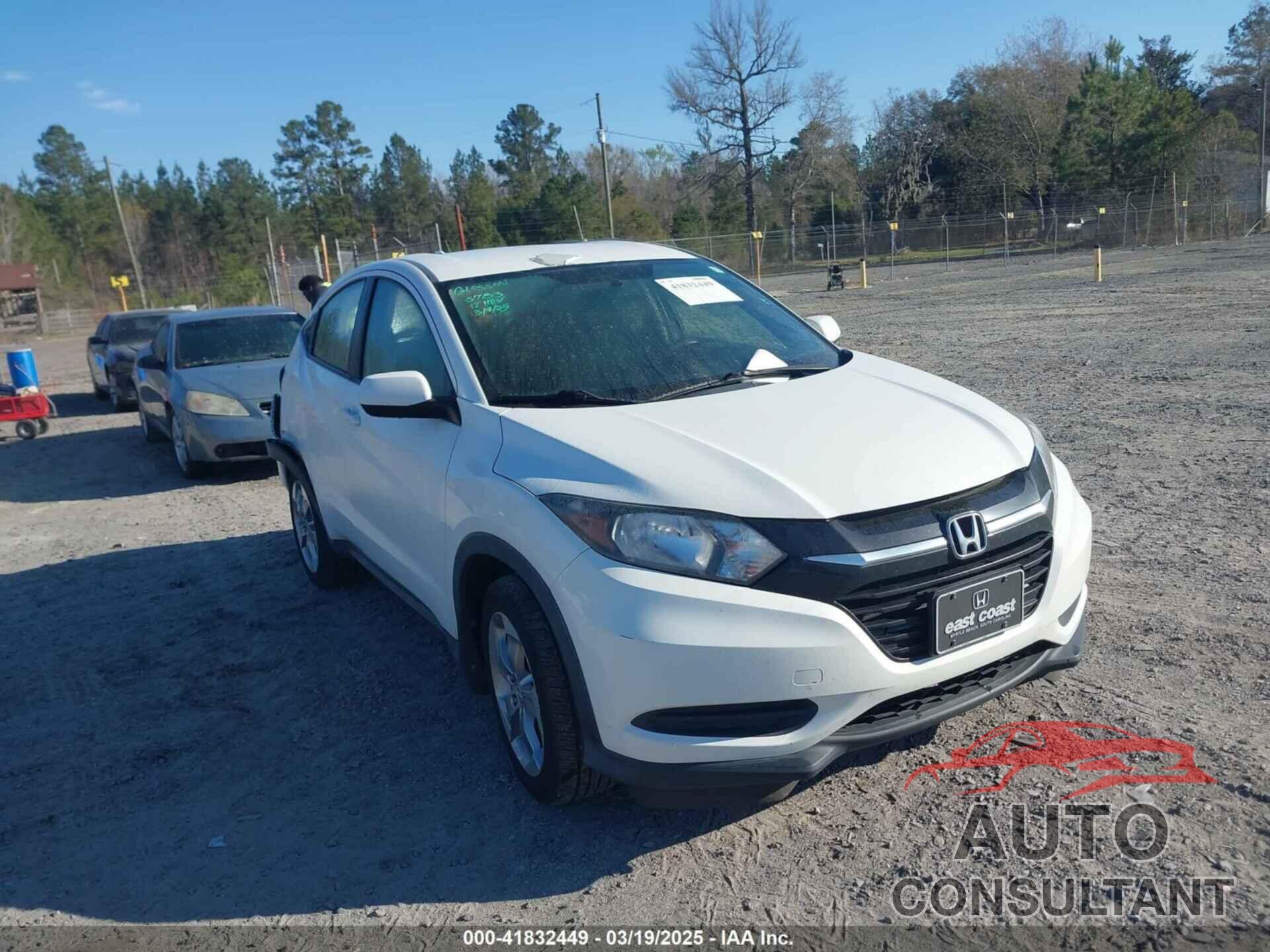 HONDA HR-V 2017 - 3CZRU5G38HM728533