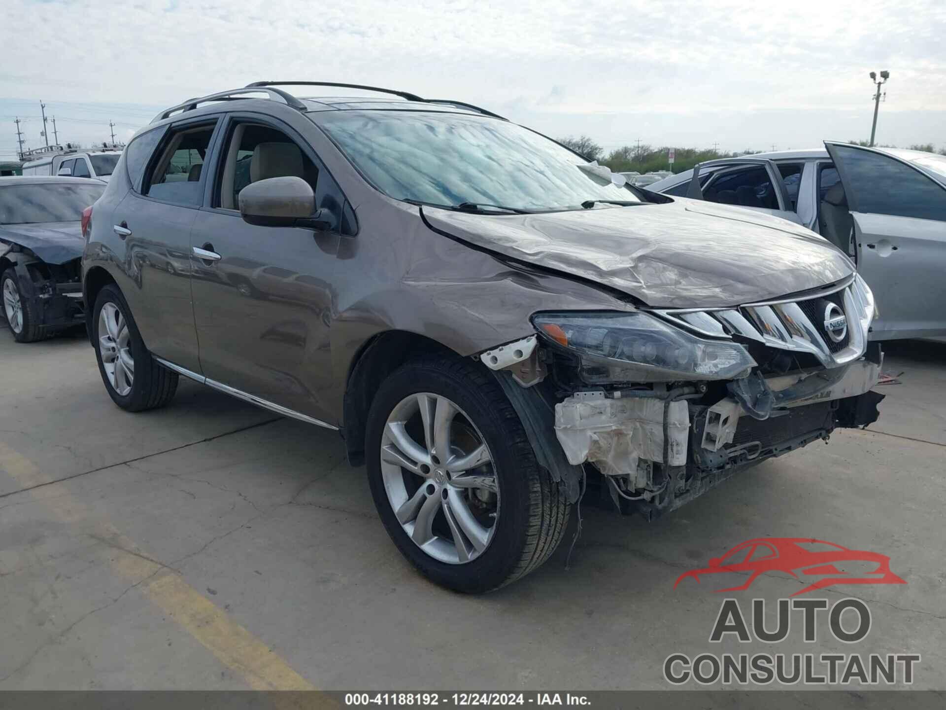 NISSAN MURANO 2010 - JN8AZ1MU6AW018535