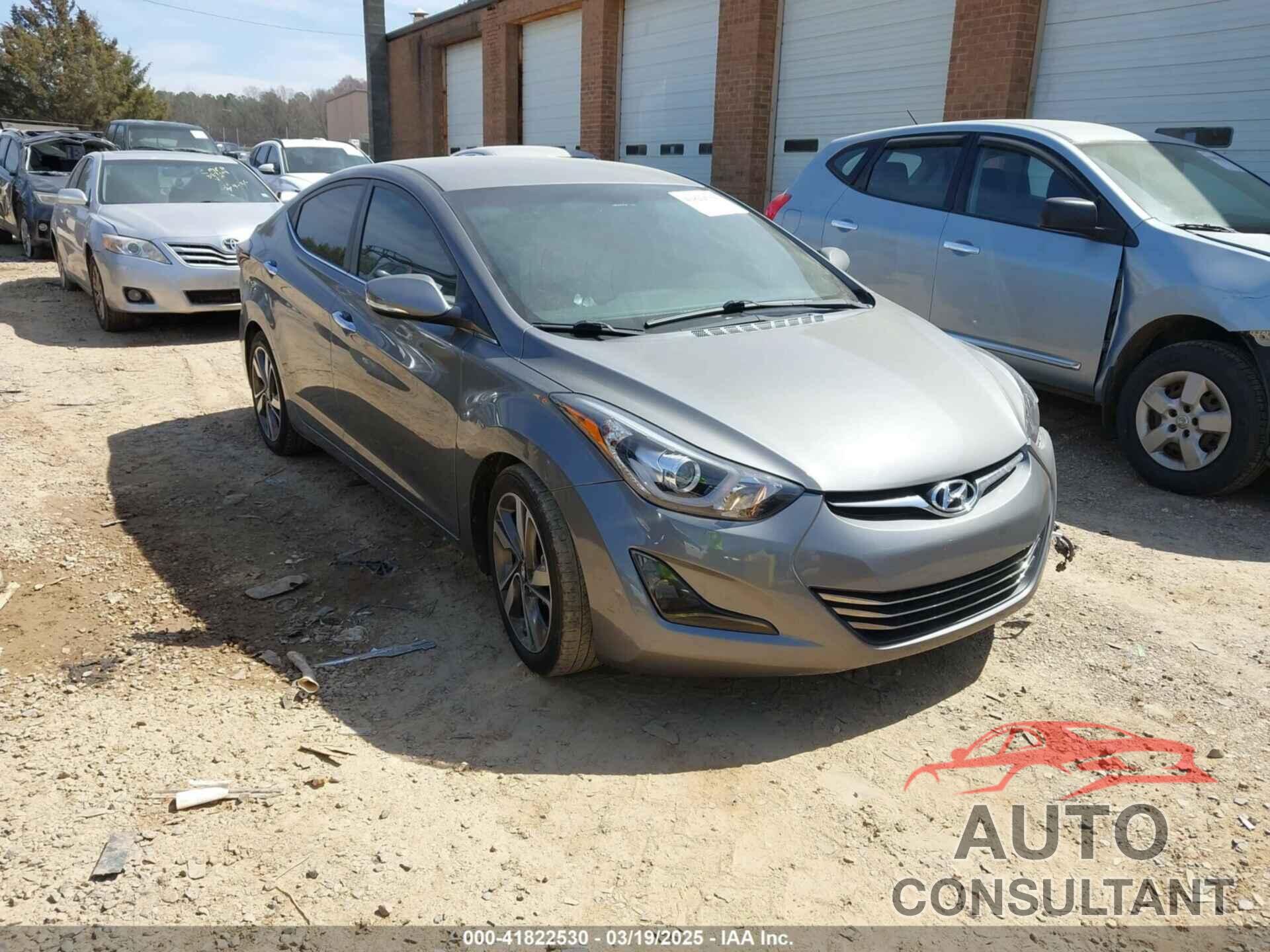 HYUNDAI ELANTRA 2014 - 5NPDH4AE3EH459612