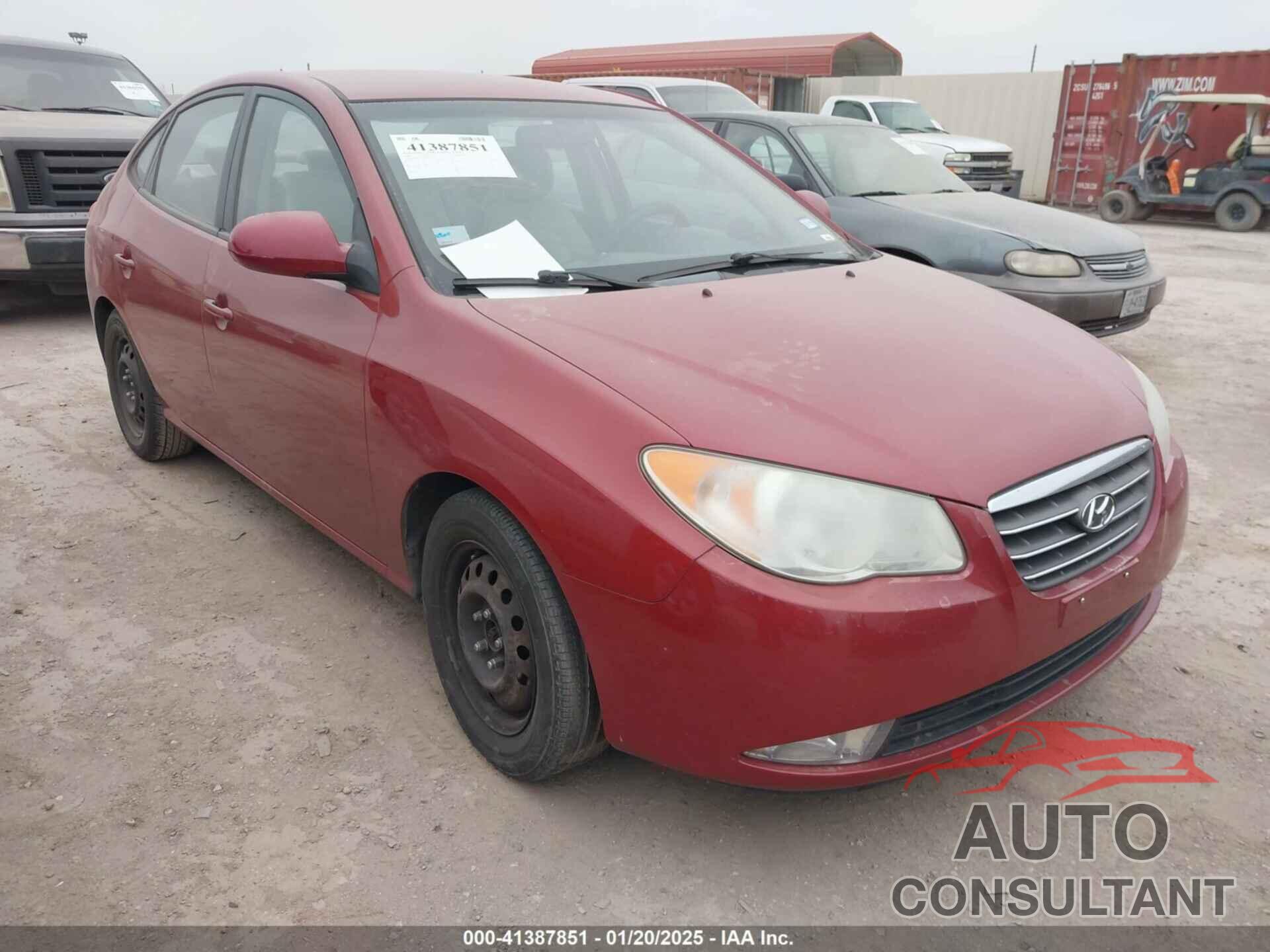 HYUNDAI ELANTRA 2009 - KMHDU46D69U642392