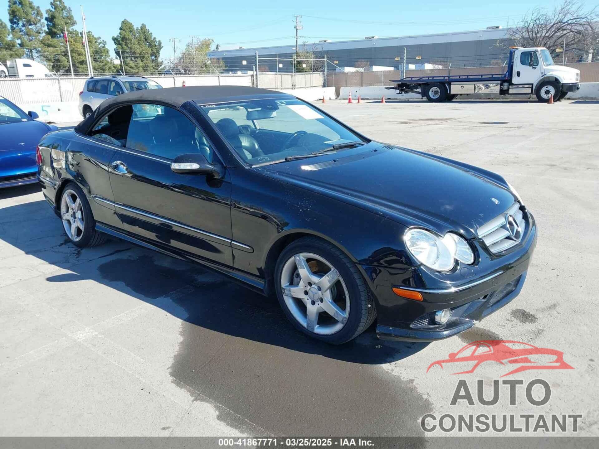MERCEDES-BENZ CLK 350 2009 - WDBTK56GX9T107902