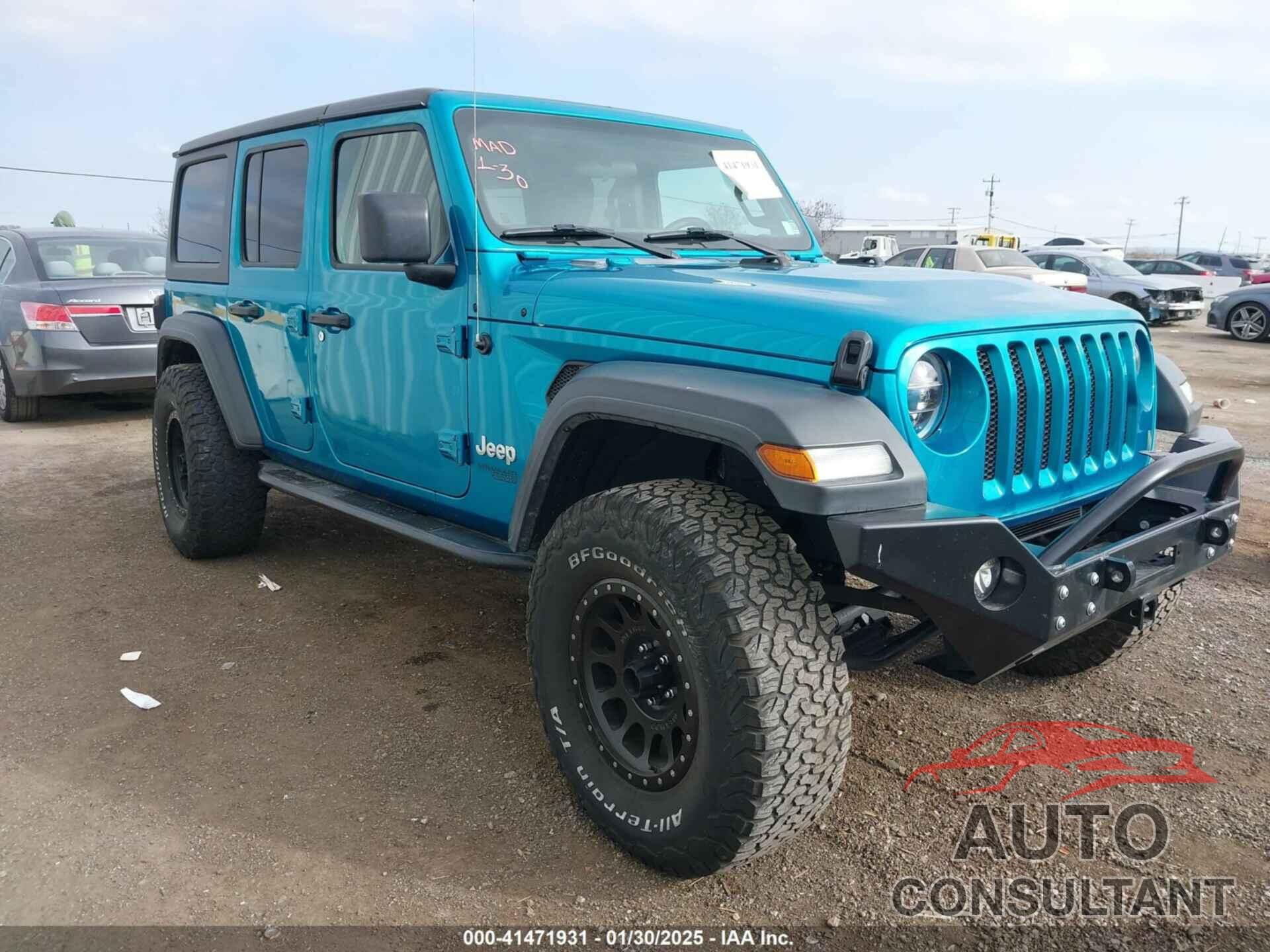 JEEP WRANGLER UNLIMITED 2019 - 1C4HJXDG3KW669444