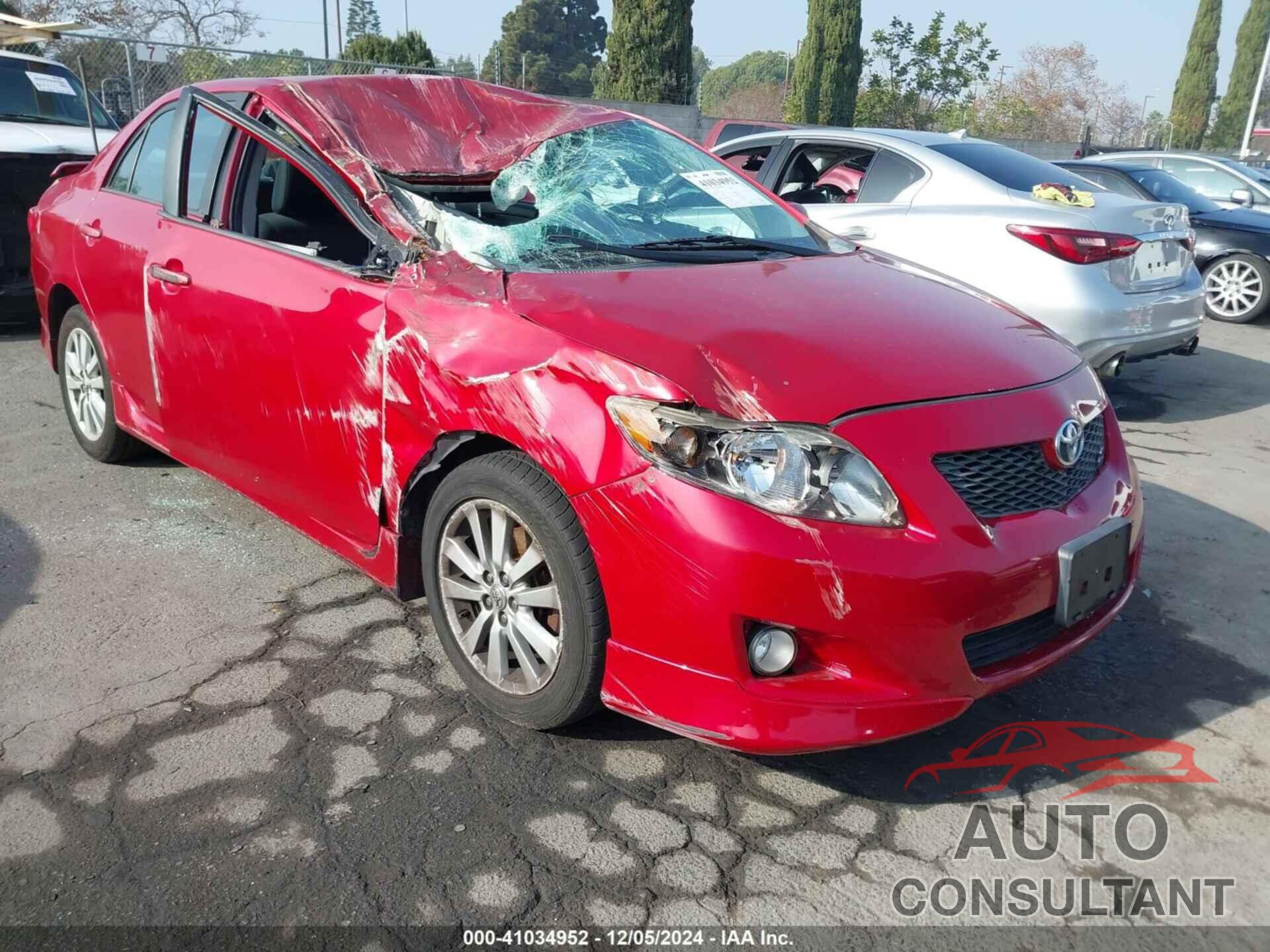 TOYOTA COROLLA 2010 - 2T1BU4EE6AC470369