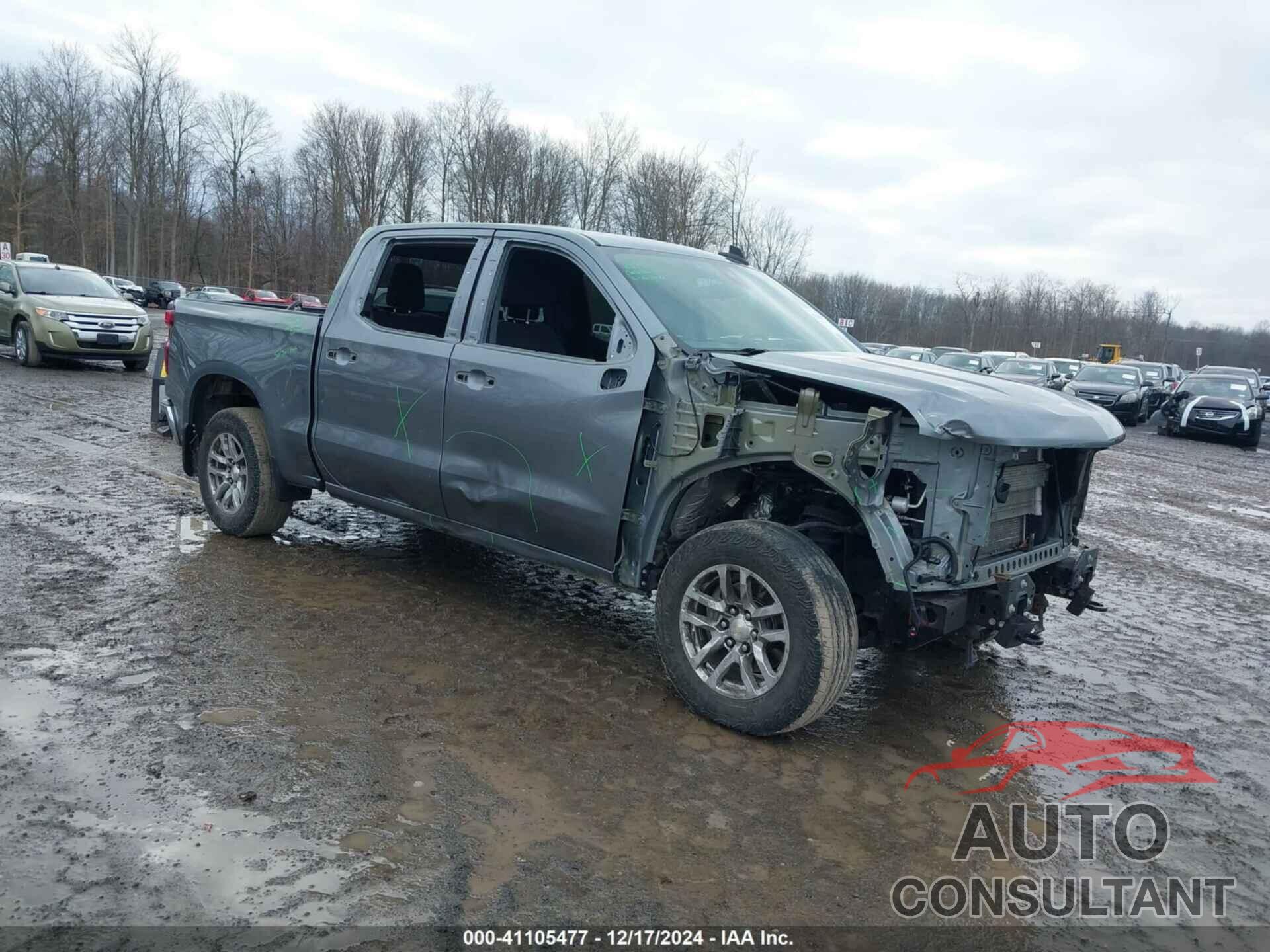 CHEVROLET SILVERADO 1500 2021 - 3GCUYAEF6MG288489