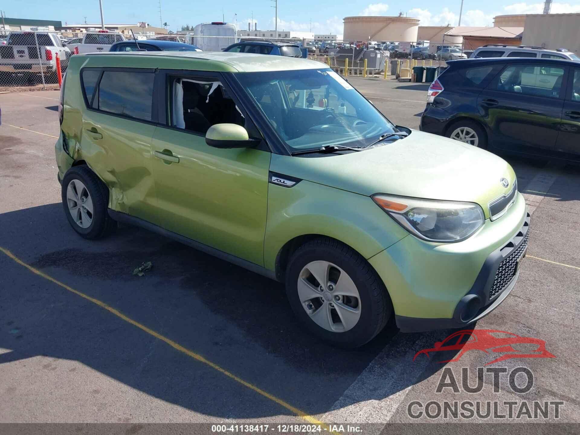 KIA SOUL 2015 - KNDJN2A26F7762704