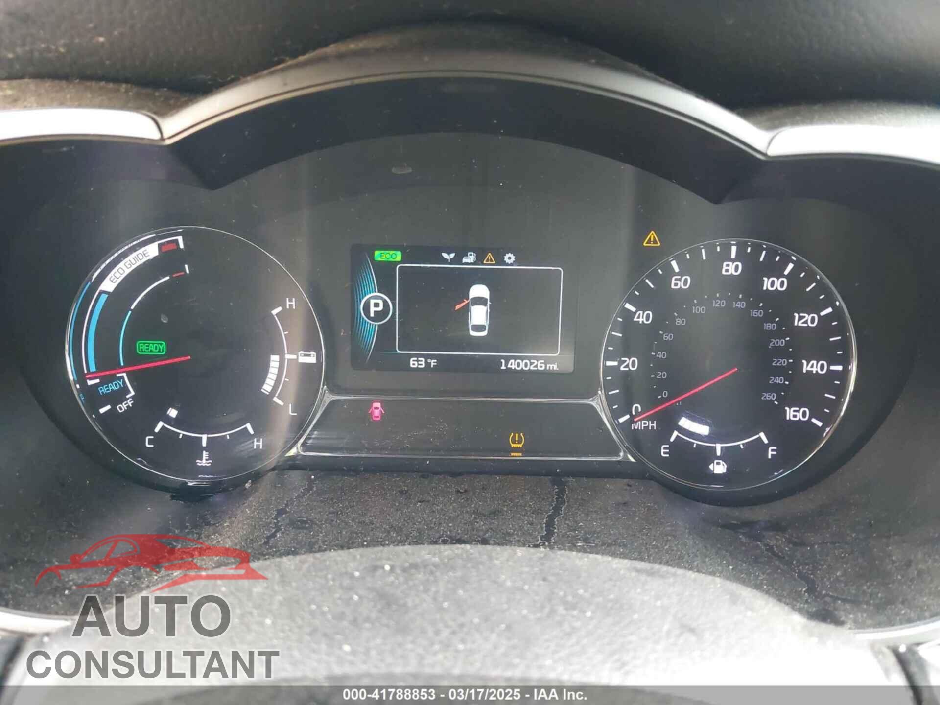 KIA OPTIMA HYBRID 2014 - KNAGN4AD4E5063232