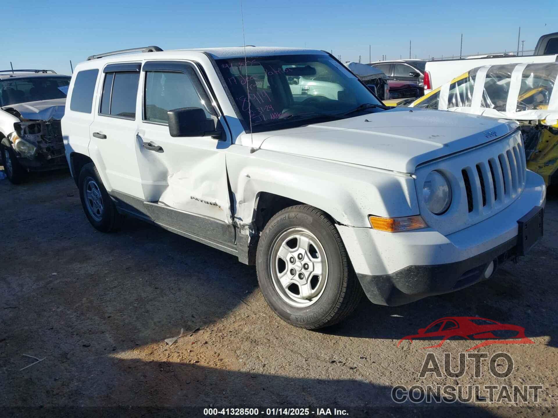 JEEP PATRIOT 2017 - 1C4NJPBA2HD118914