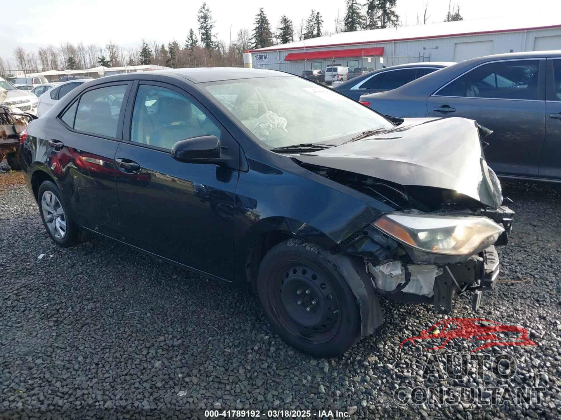 TOYOTA COROLLA 2014 - 5YFBURHE3EP087651