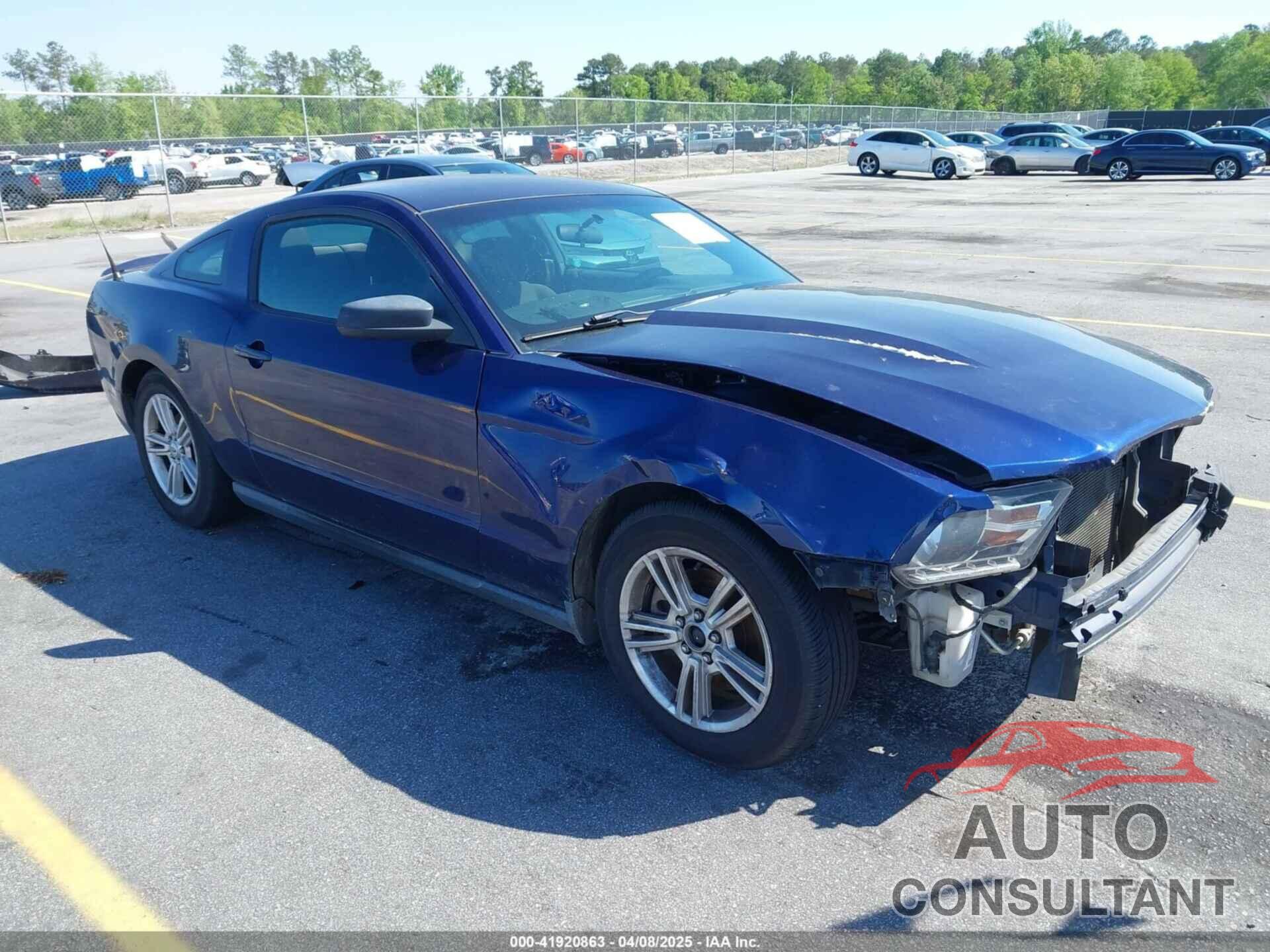FORD MUSTANG 2012 - 1ZVBP8AM5C5244459