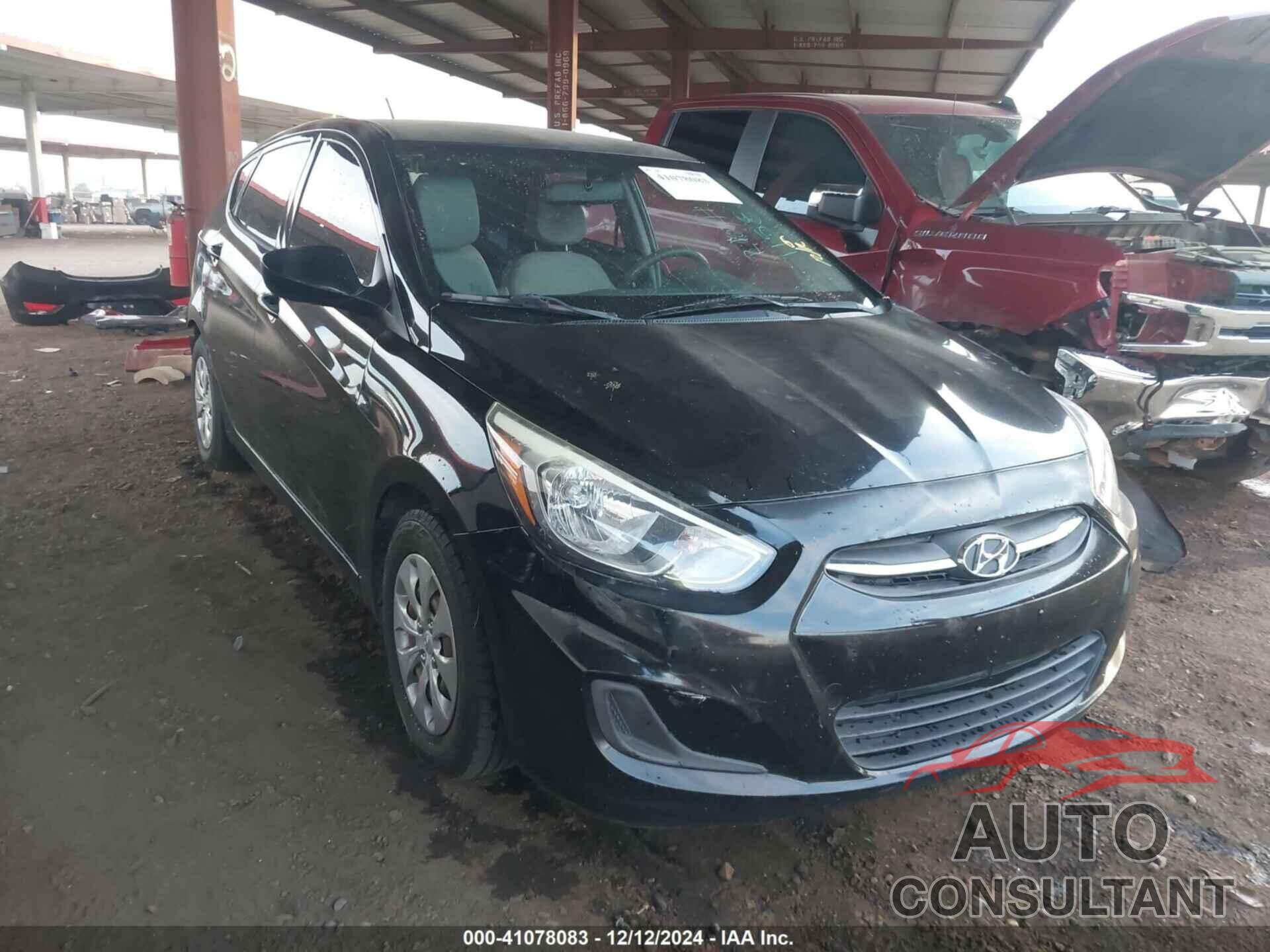 HYUNDAI ACCENT 2017 - KMHCT5AE9HU326293