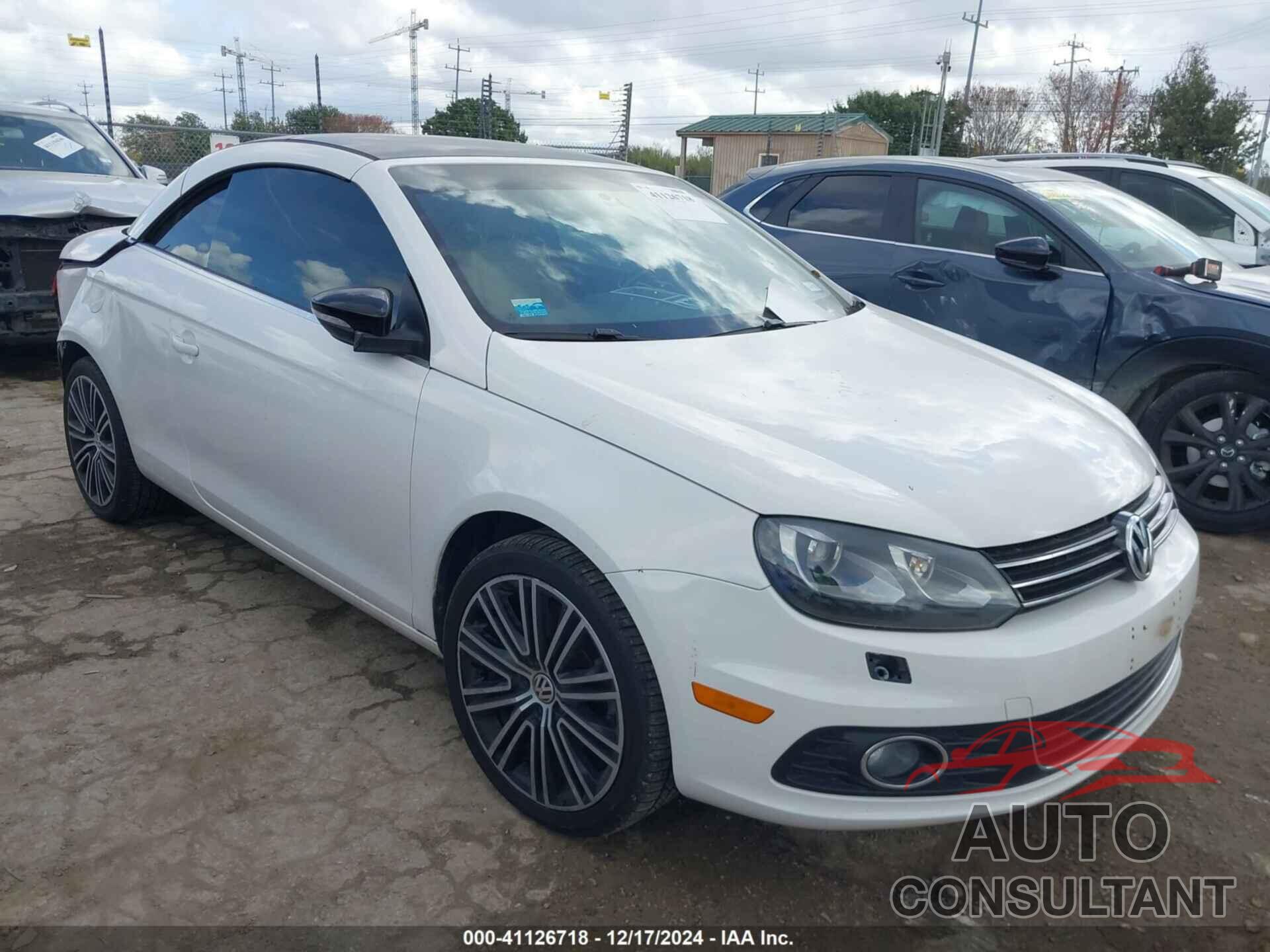 VOLKSWAGEN EOS 2014 - WVWBW8AH4EV007070