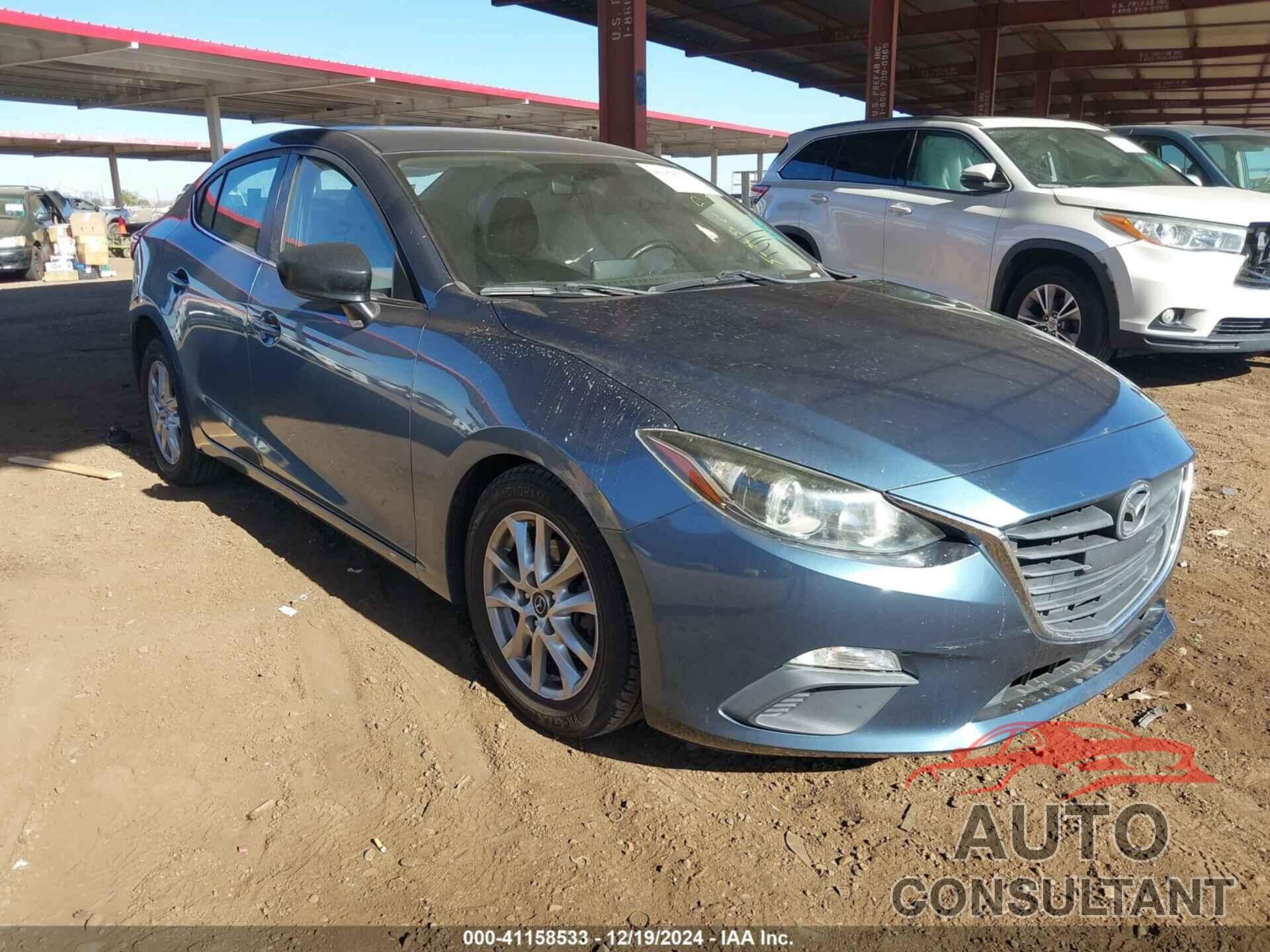 MAZDA MAZDA3 2014 - JM1BM1W76E1173191
