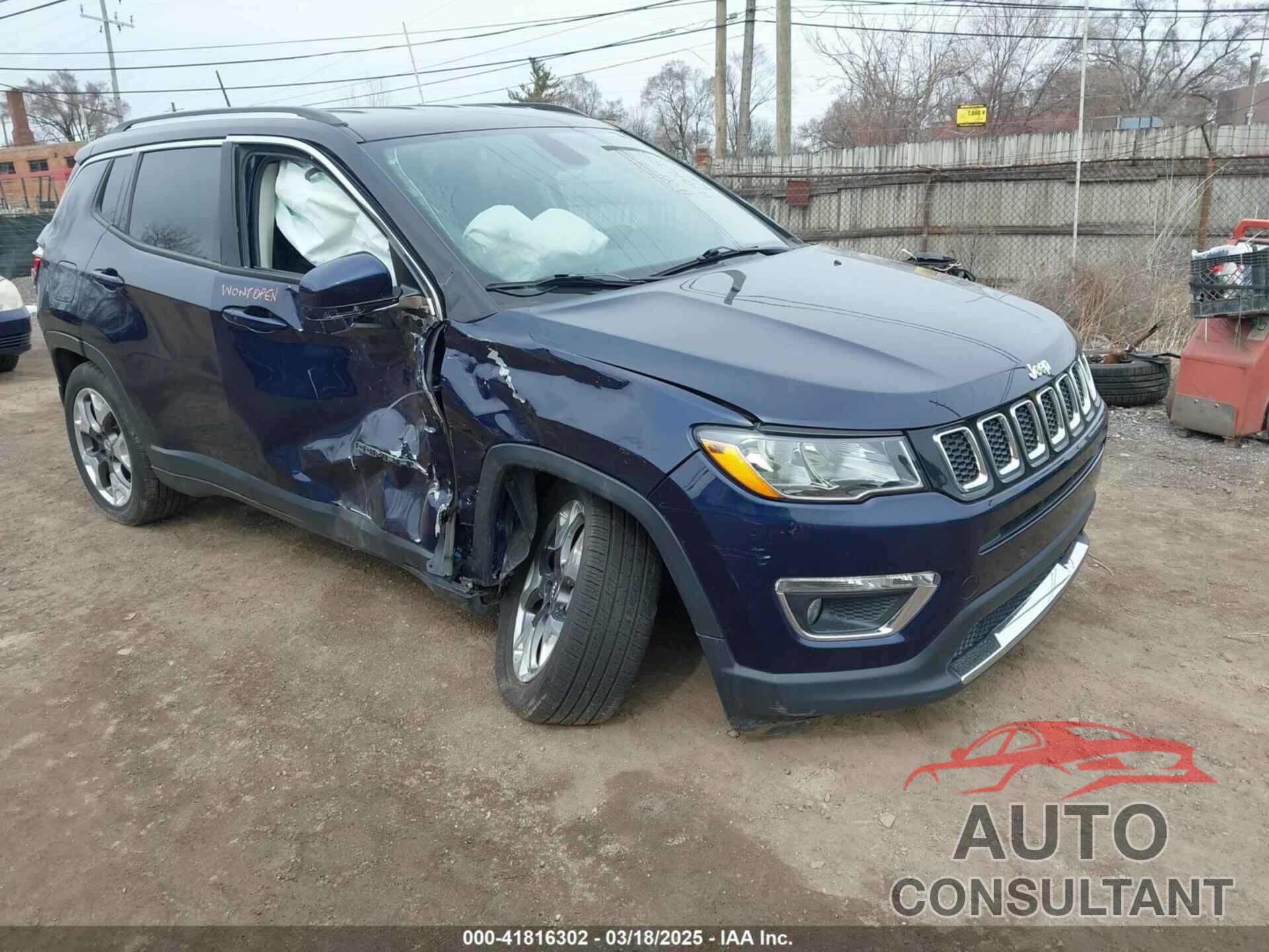 JEEP COMPASS 2019 - 3C4NJDCB0KT666322