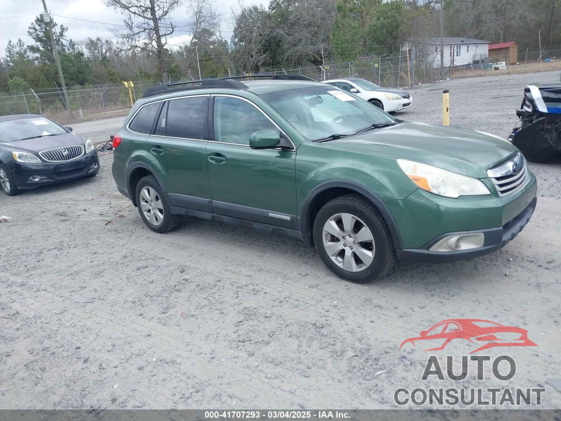 SUBARU OUTBACK 2010 - 4S4BRBHC2A3382360