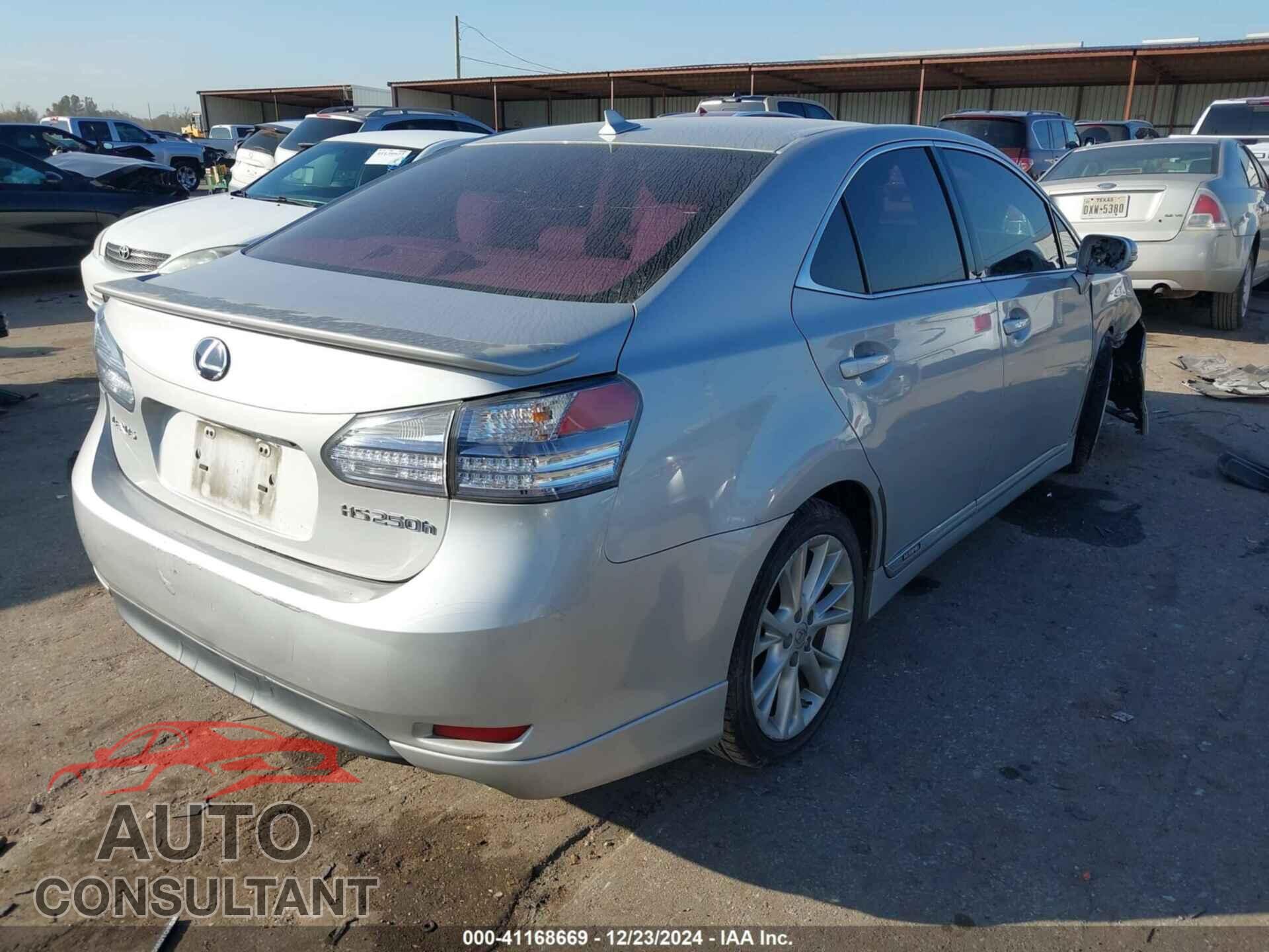 LEXUS HS 2010 - JTHBB1BA0A2021420