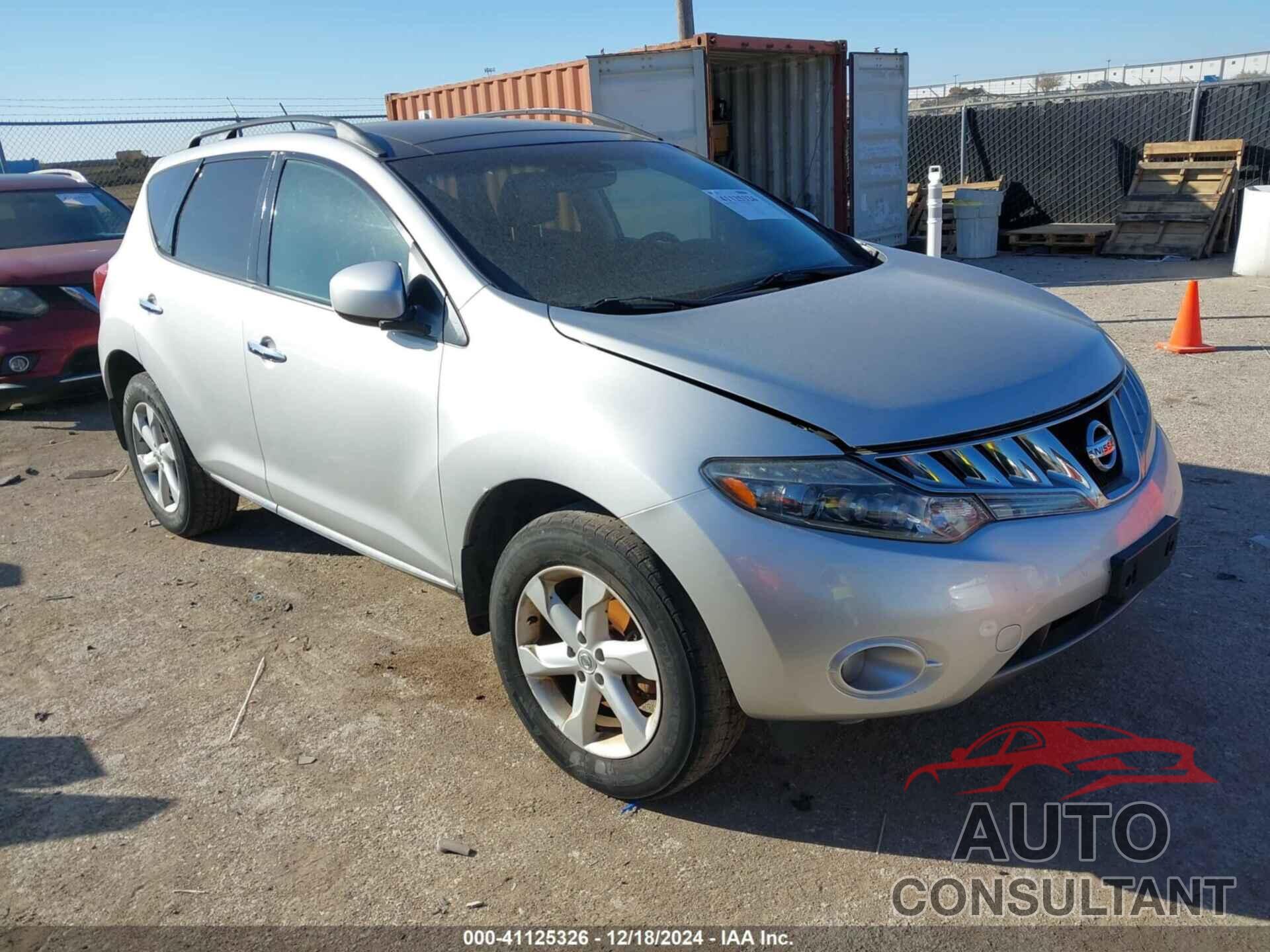 NISSAN MURANO 2010 - JN8AZ1MW0AW113531