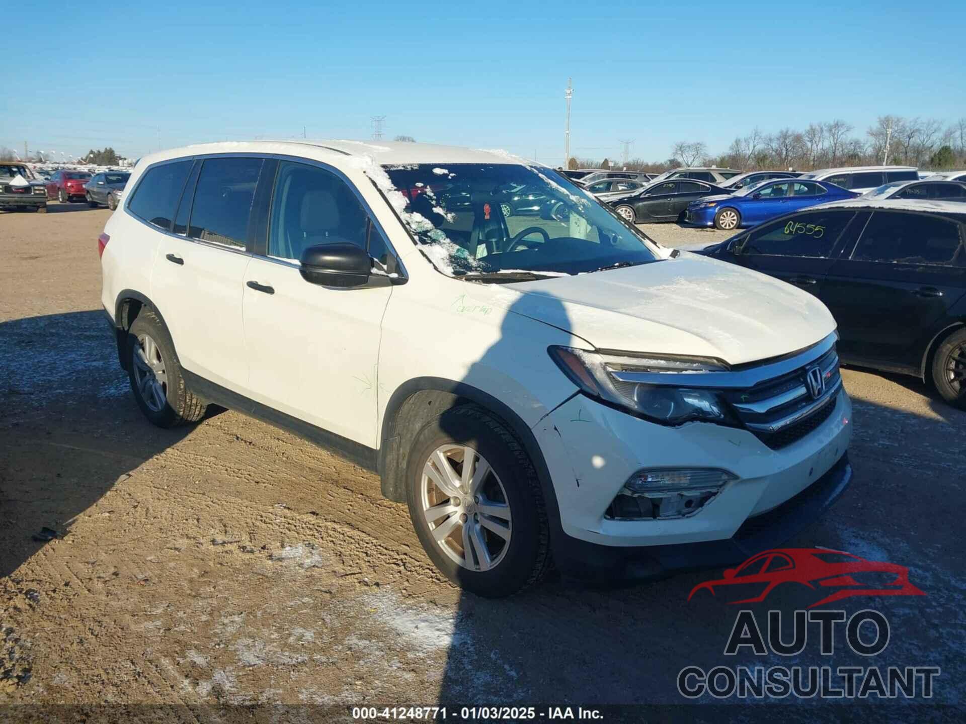 HONDA PILOT 2017 - 5FNYF6H10HB040450