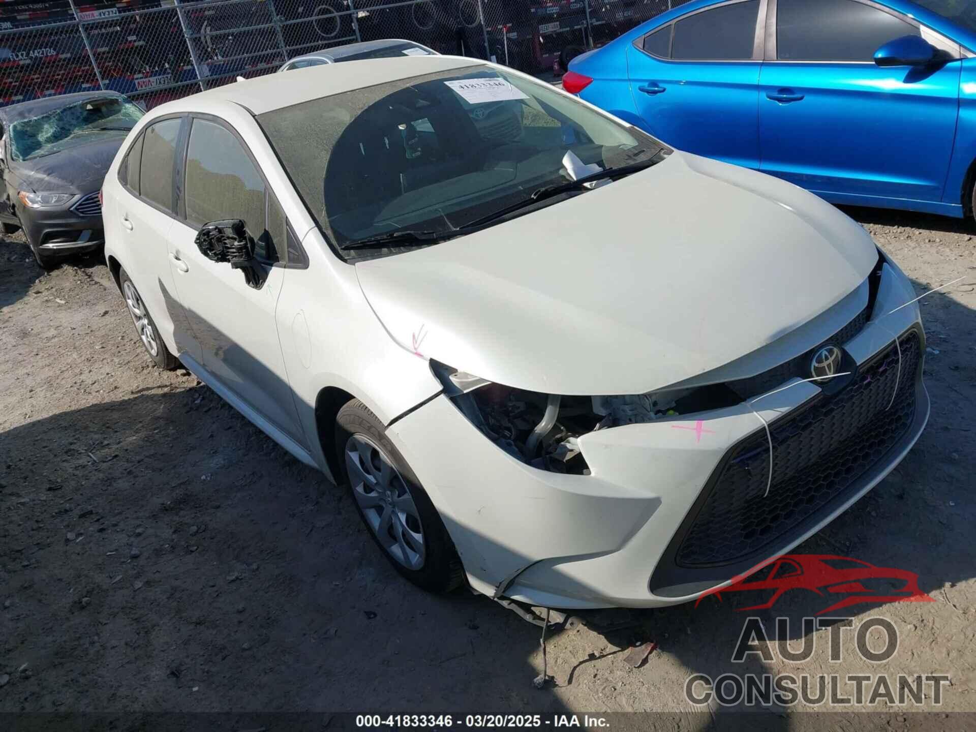 TOYOTA COROLLA 2020 - JTDEPRAE4LJ057655
