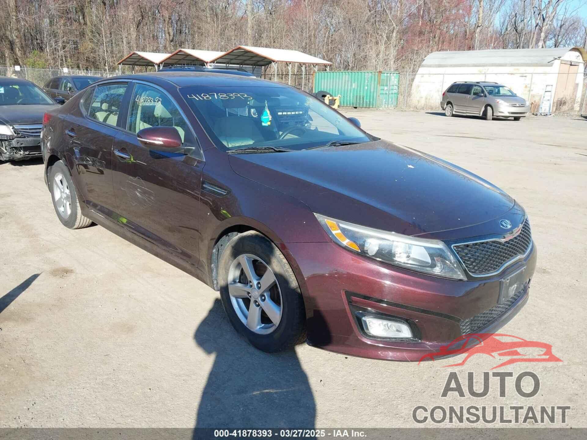 KIA OPTIMA 2015 - 5XXGM4A75FG380675