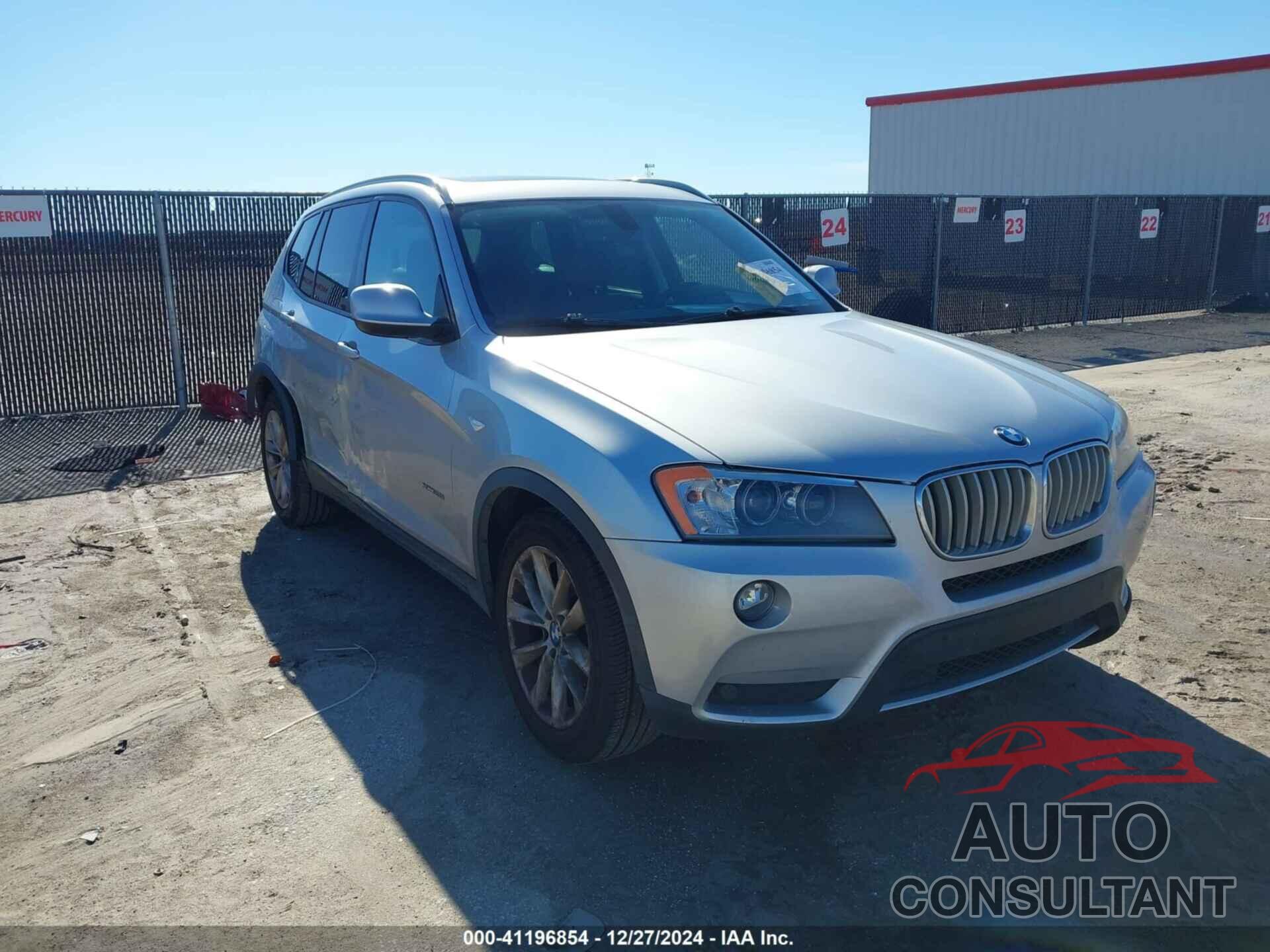 BMW X3 2013 - 5UXWX9C54D0A26089