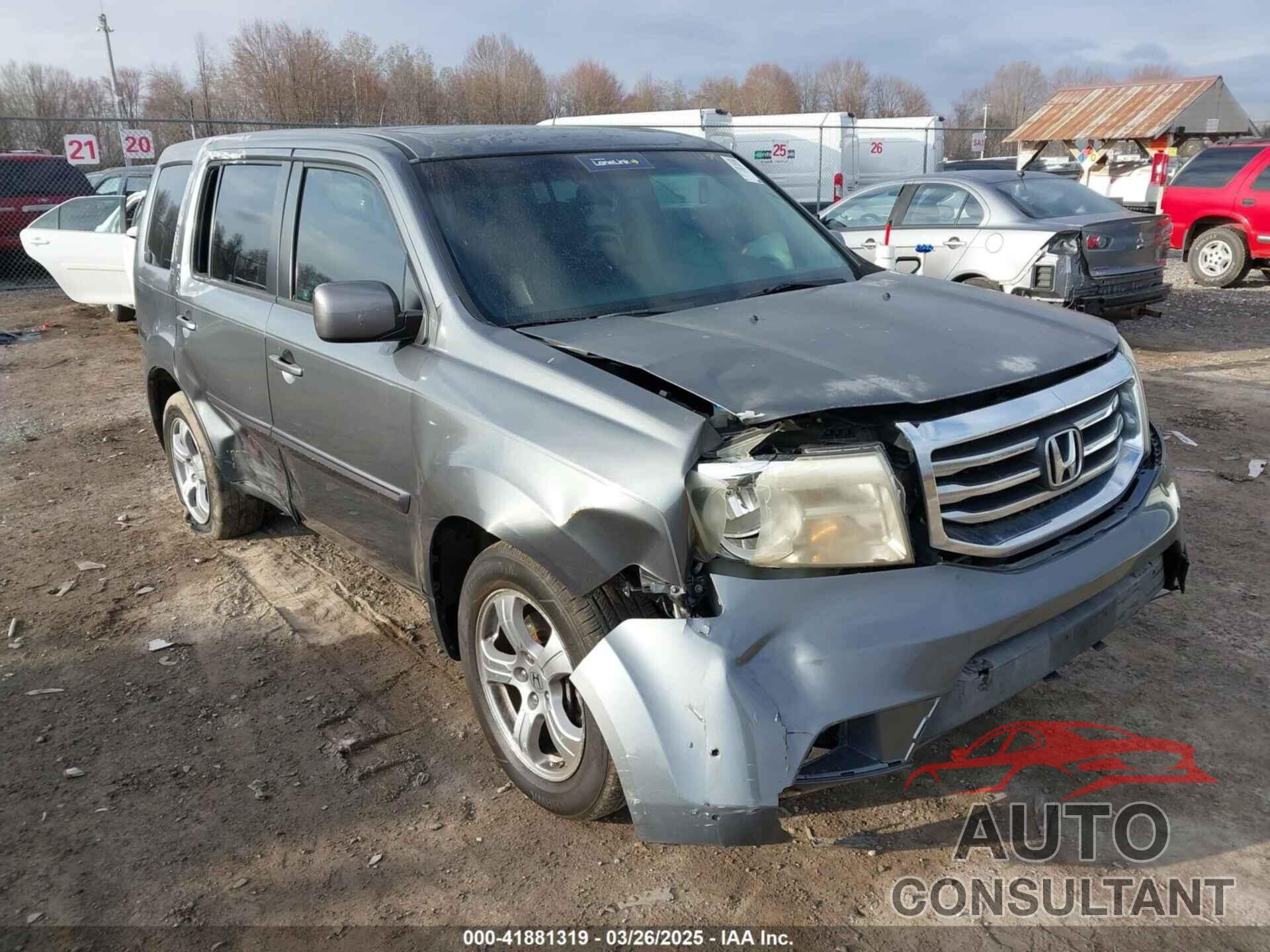 HONDA PILOT 2012 - 5FNYF4H50CB074243