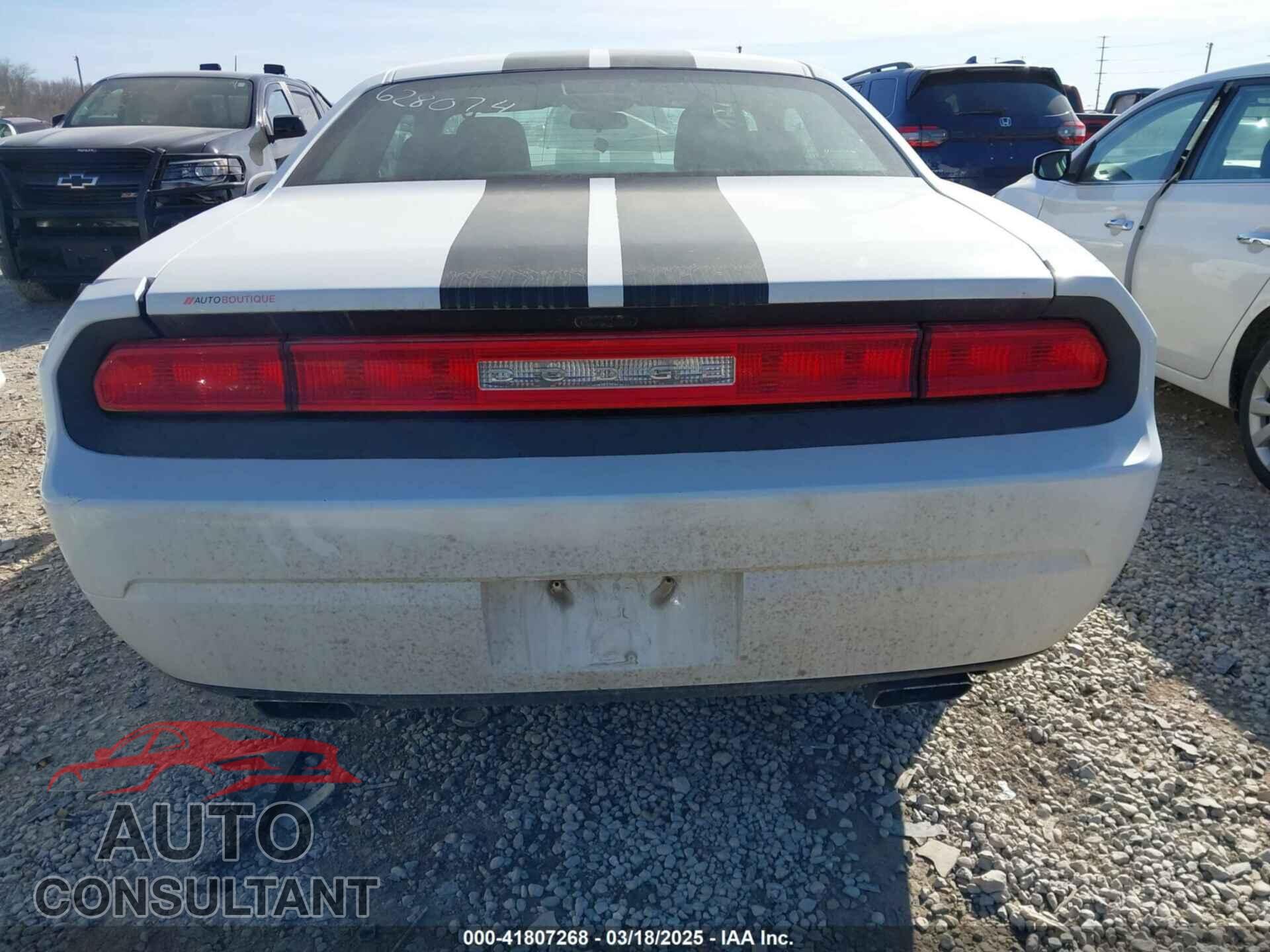 DODGE CHALLENGER 2013 - 2C3CDYAG9DH628074