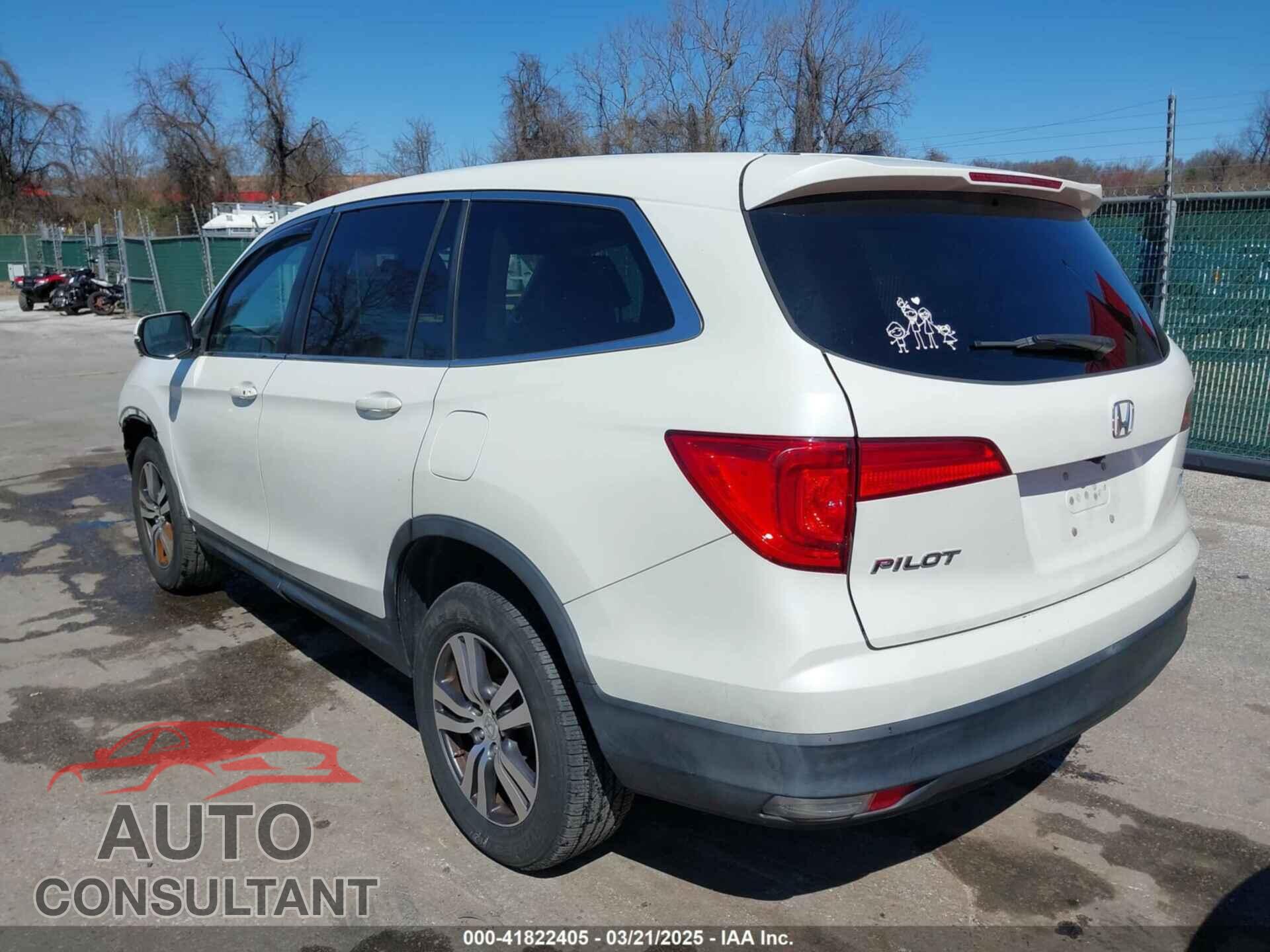HONDA PILOT 2016 - 5FNYF6H89GB027790
