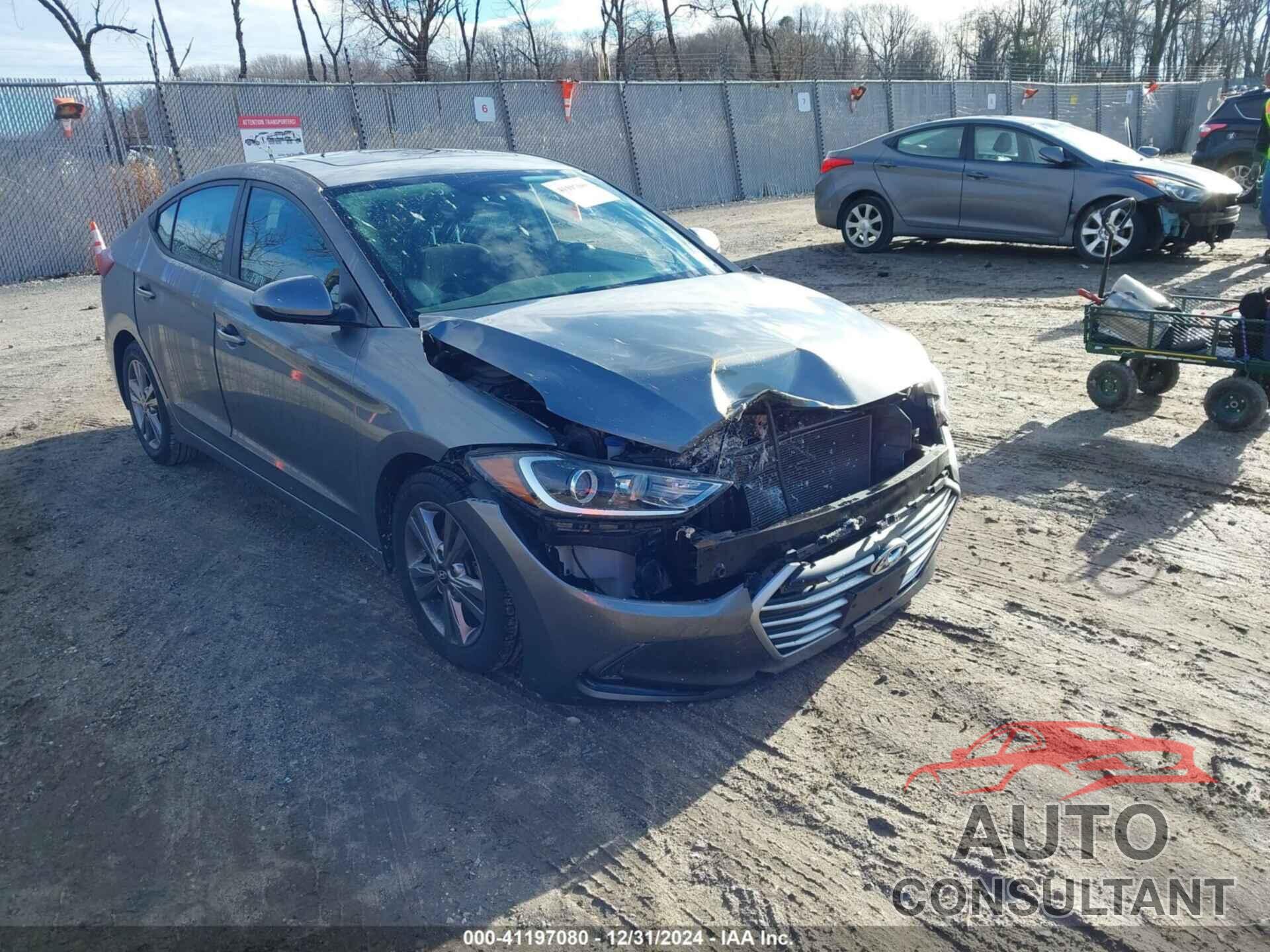 HYUNDAI ELANTRA 2017 - KMHD84LFXHU243963