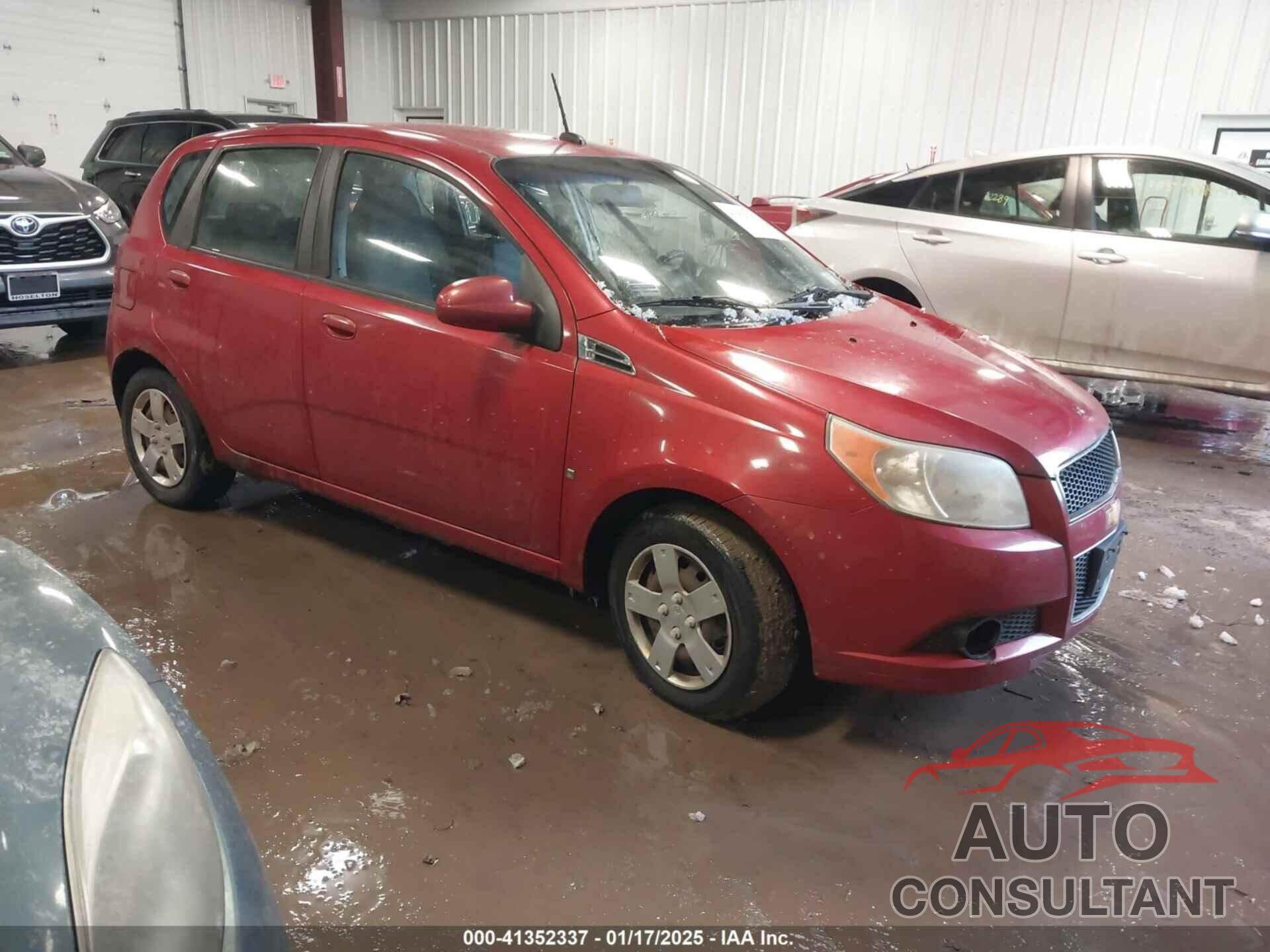 CHEVROLET AVEO 2009 - KL1TD66E39B369418