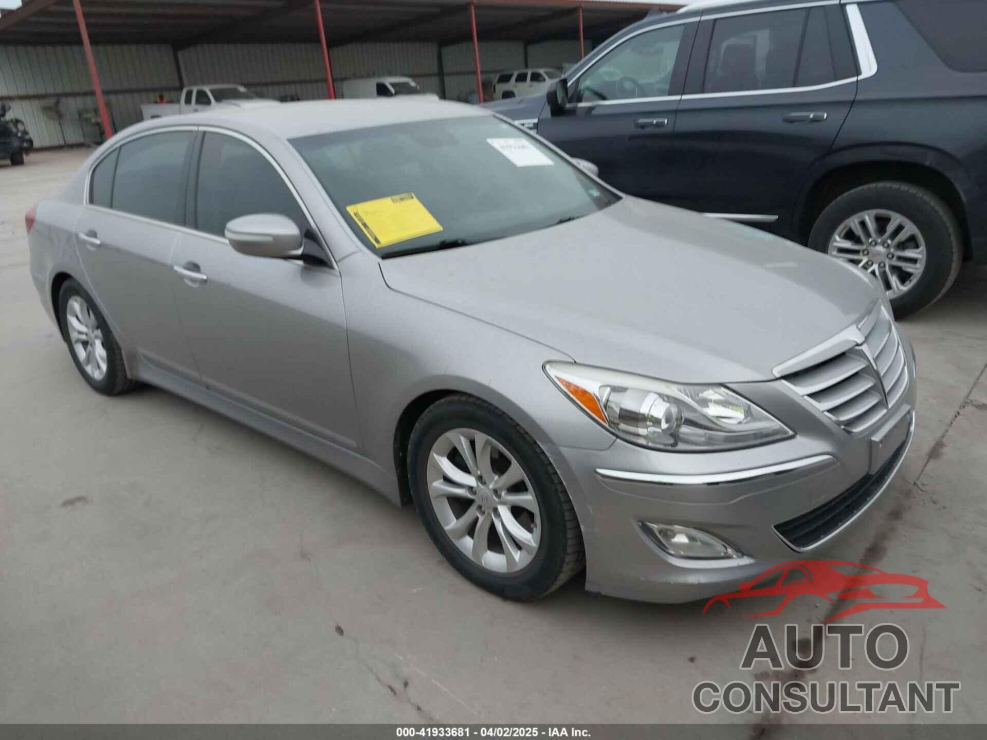 HYUNDAI GENESIS 2012 - KMHGC4DD9CU168786