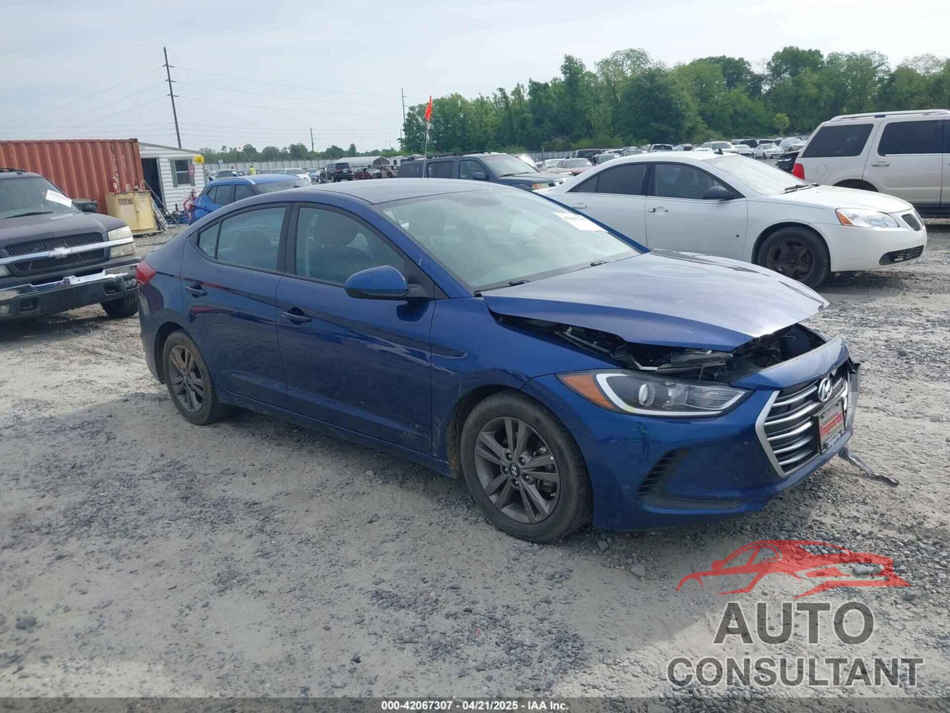 HYUNDAI ELANTRA 2018 - 5NPD84LF3JH234591