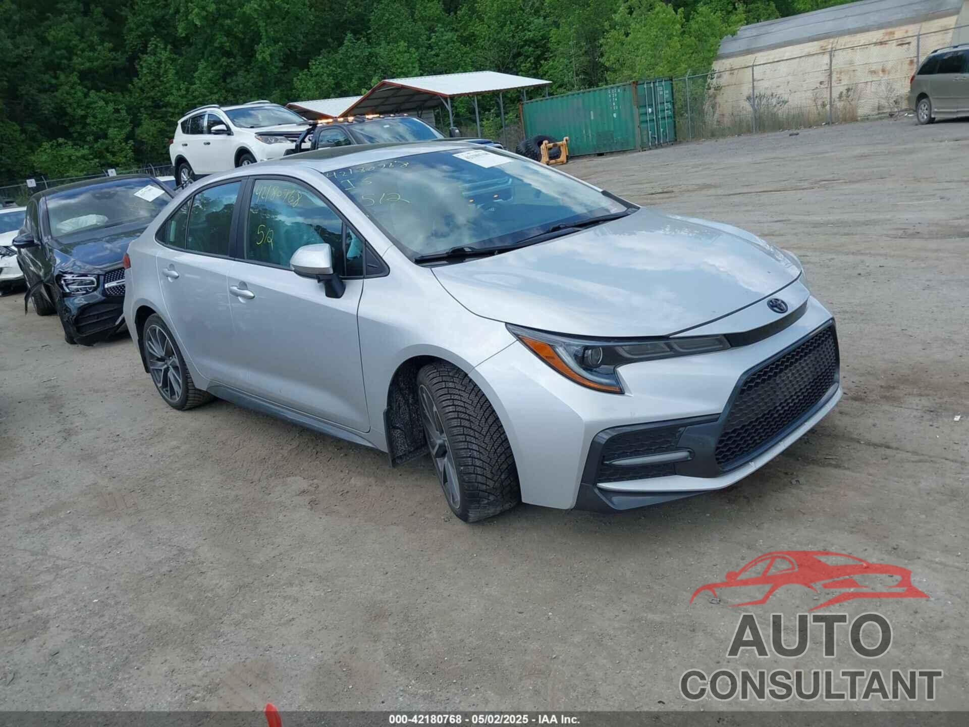 TOYOTA COROLLA 2021 - 5YFT4MCE5MP093545