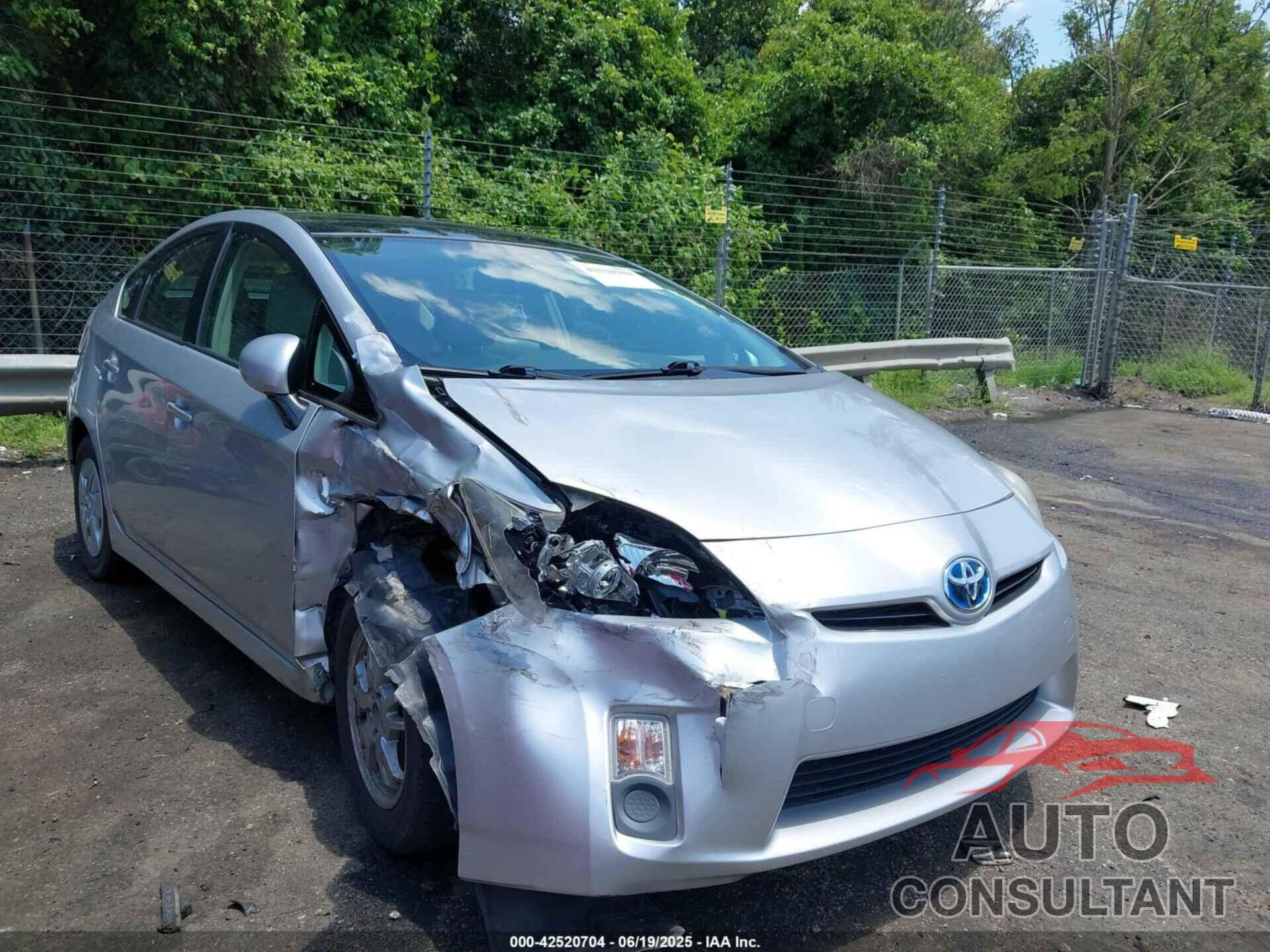 TOYOTA PRIUS 2010 - JTDKN3DU7A0238356