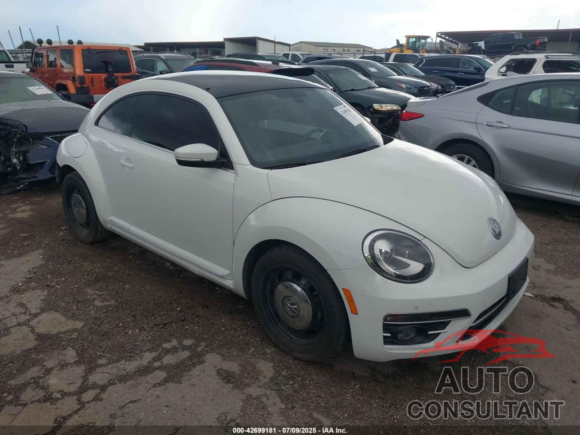 VOLKSWAGEN BEETLE 2019 - 3VWJD7AT9KM706424