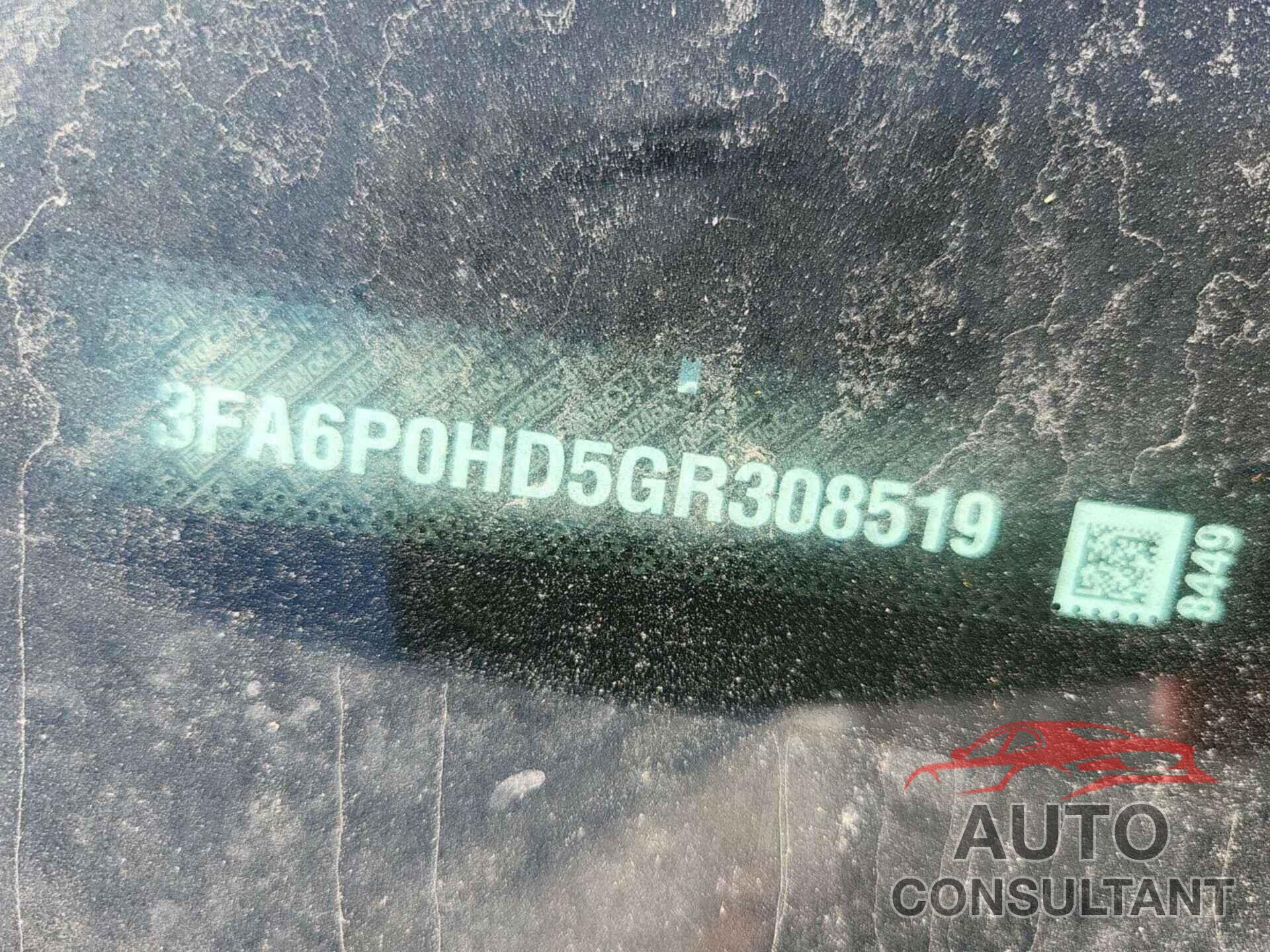 FORD FUSION 2016 - 3FA6P0HD5GR308519