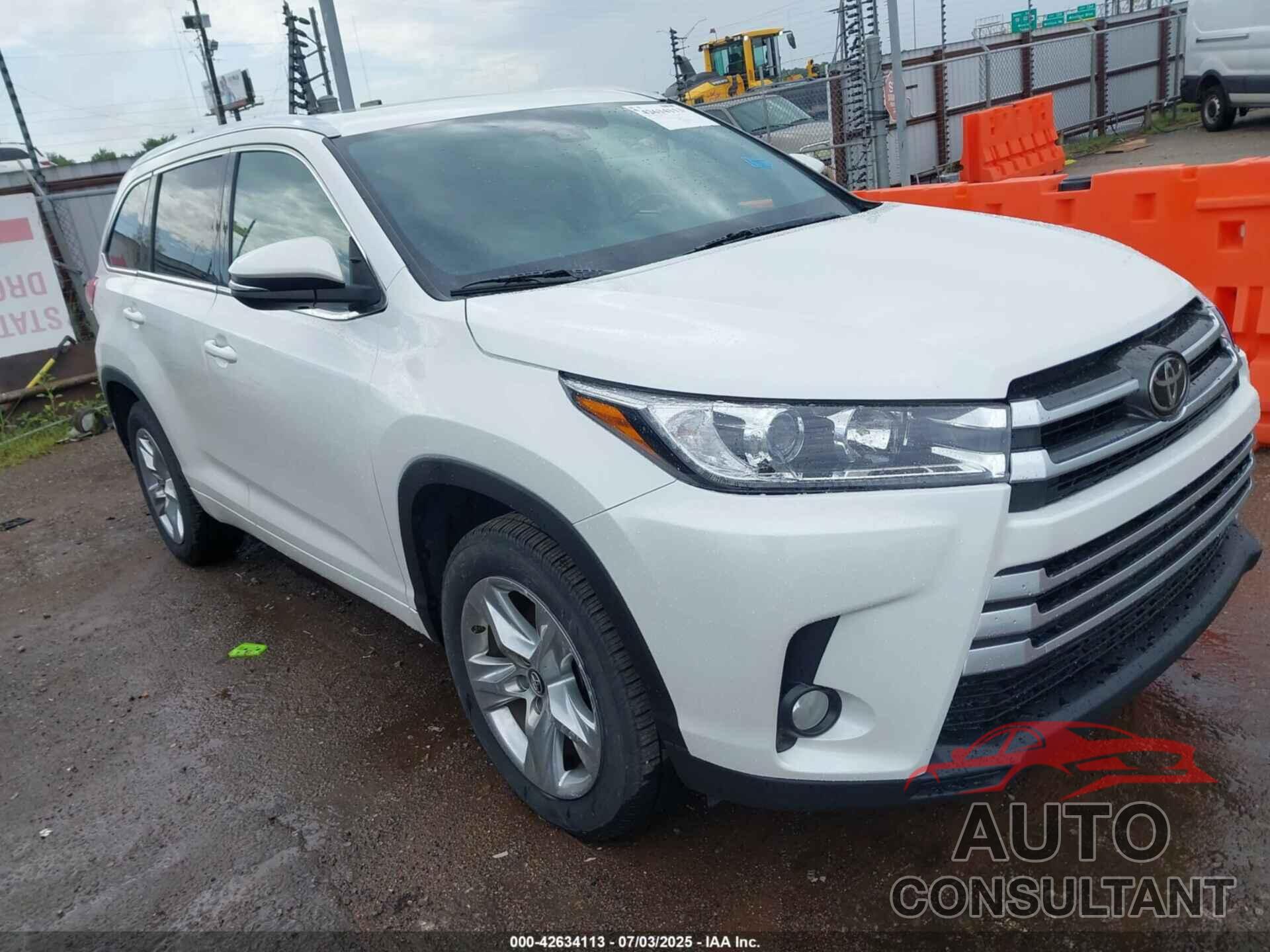 TOYOTA HIGHLANDER 2017 - 5TDYZRFH5HS228949