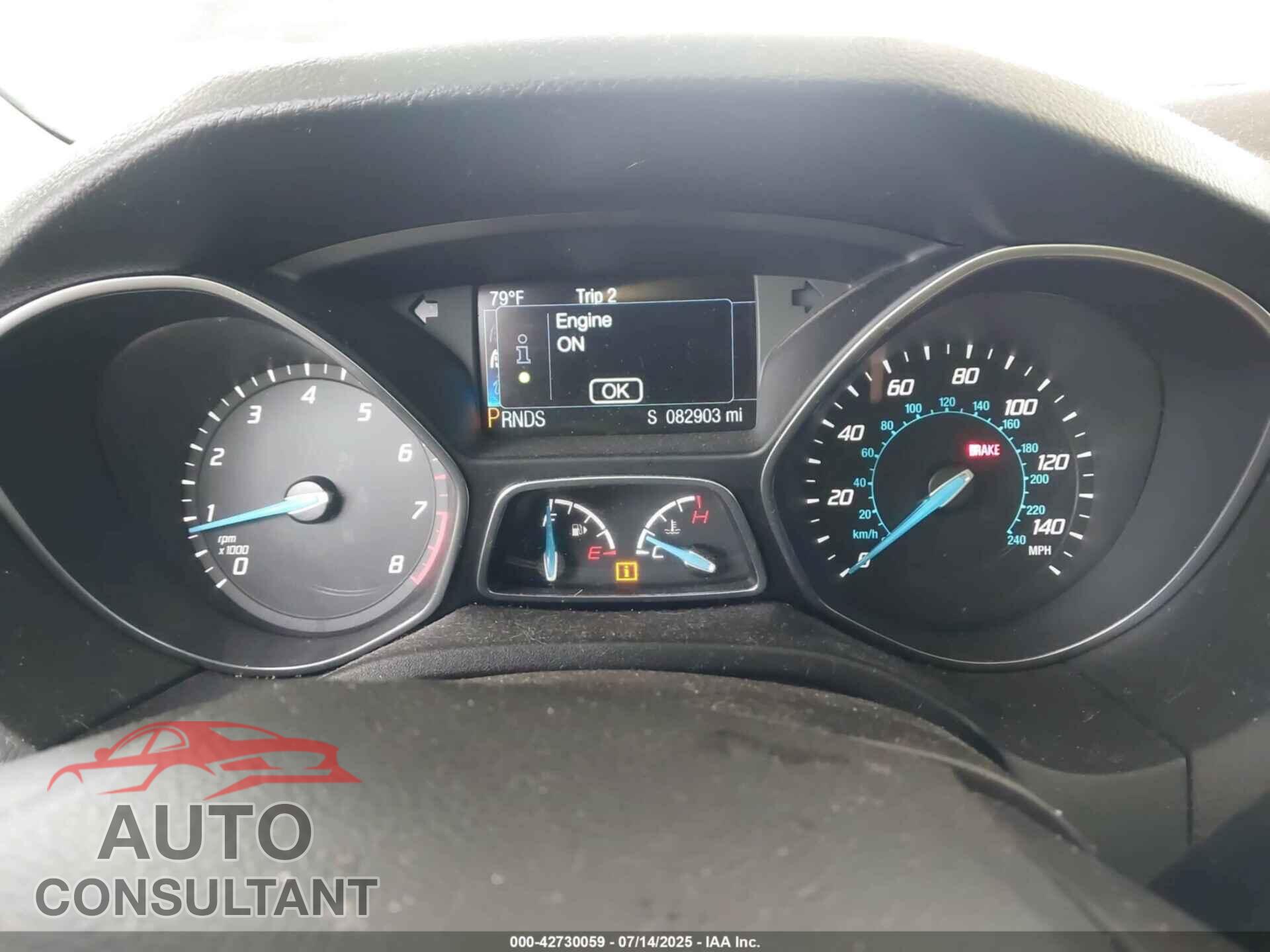 FORD FOCUS 2013 - 1FADP3N20DL366110