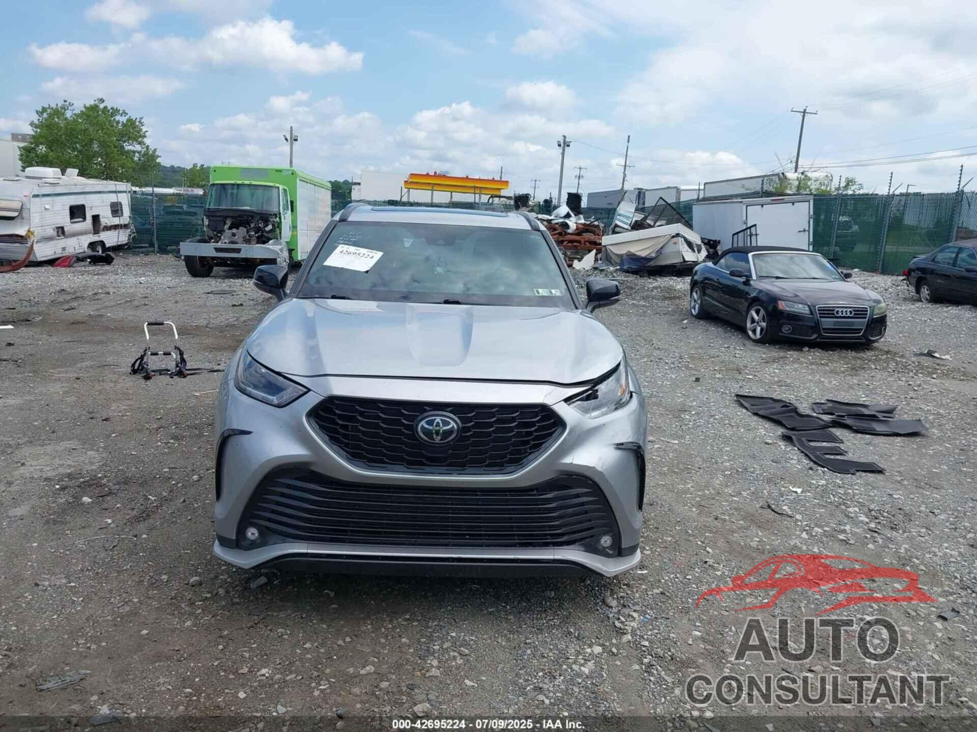 TOYOTA HIGHLANDER 2022 - 5TDLZRBH8NS198146