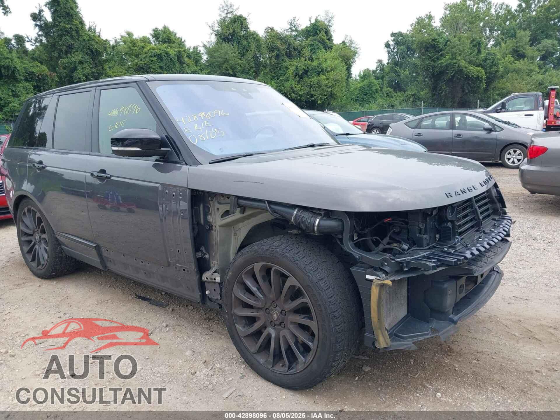 LAND ROVER RANGE ROVER 2017 - SALGS2FV0HA361976