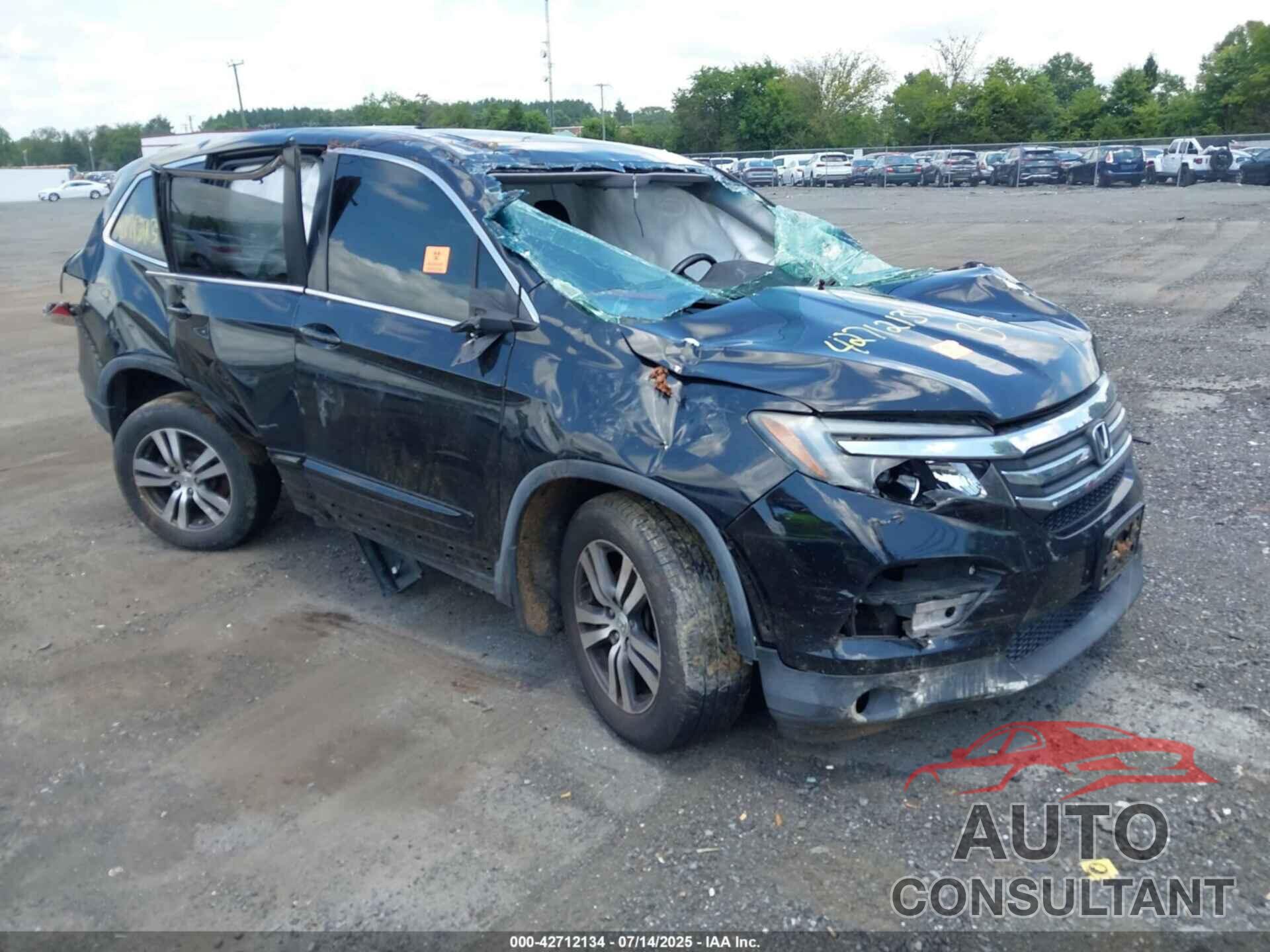 HONDA PILOT 2016 - 5FNYF5H81GB014929