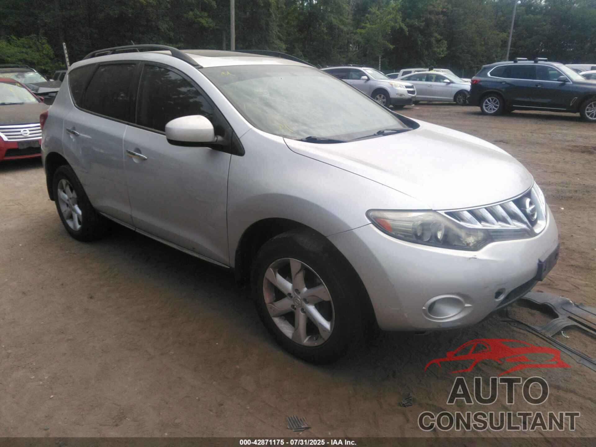 NISSAN MURANO 2009 - JN8AZ18W09W133655