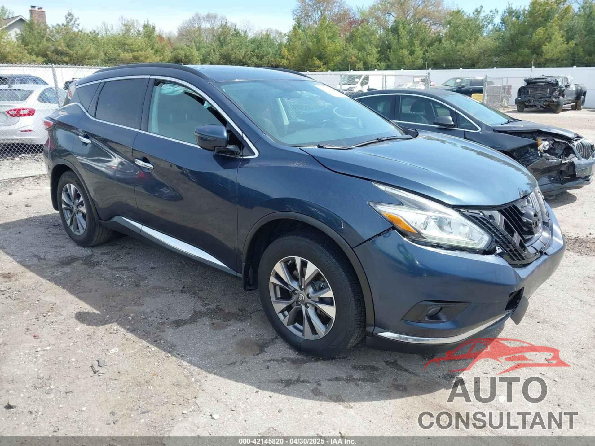 NISSAN MURANO 2015 - 5N1AZ2MH2FN287161