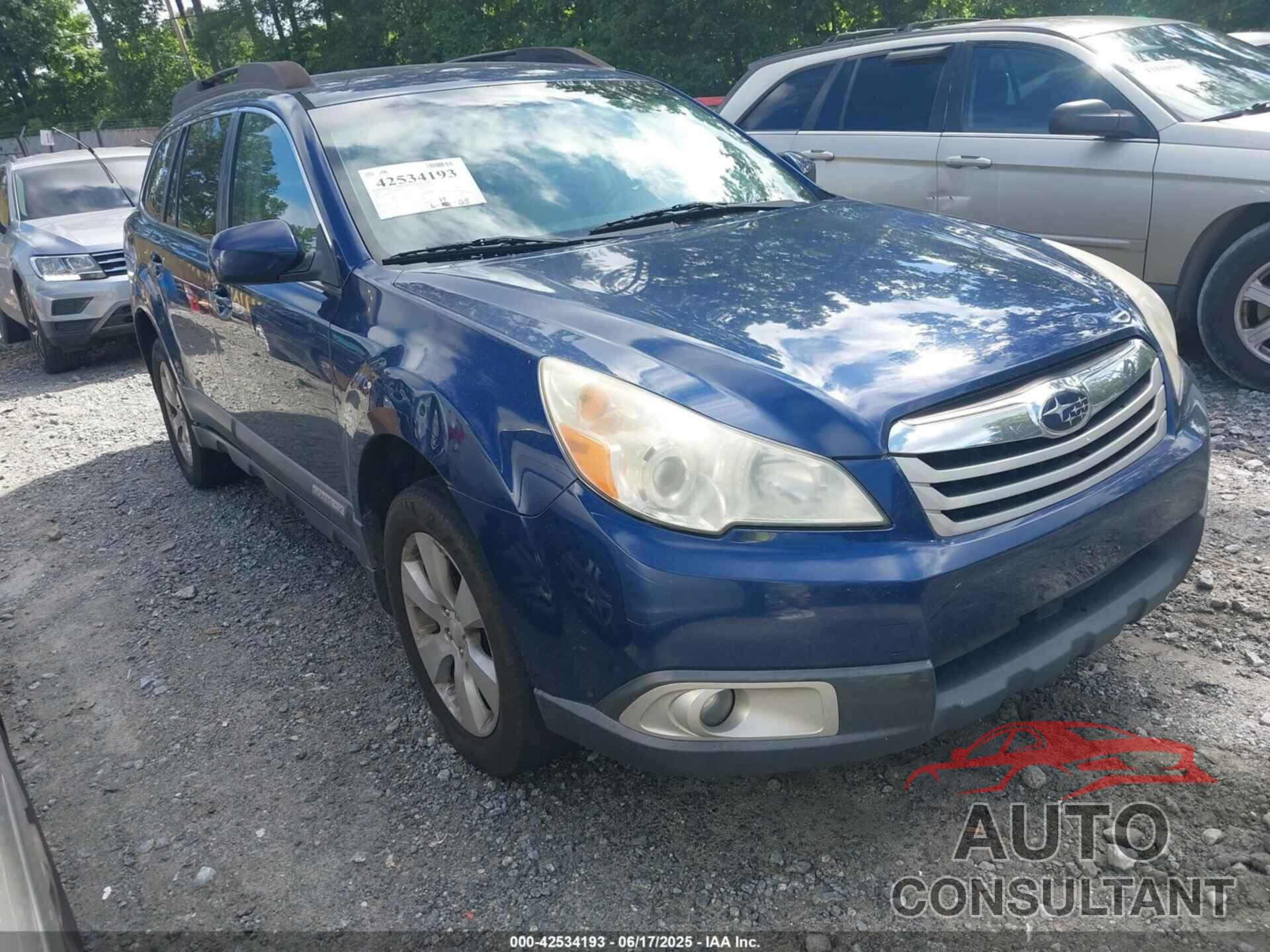 SUBARU OUTBACK 2011 - 4S4BRCCC5B3323768