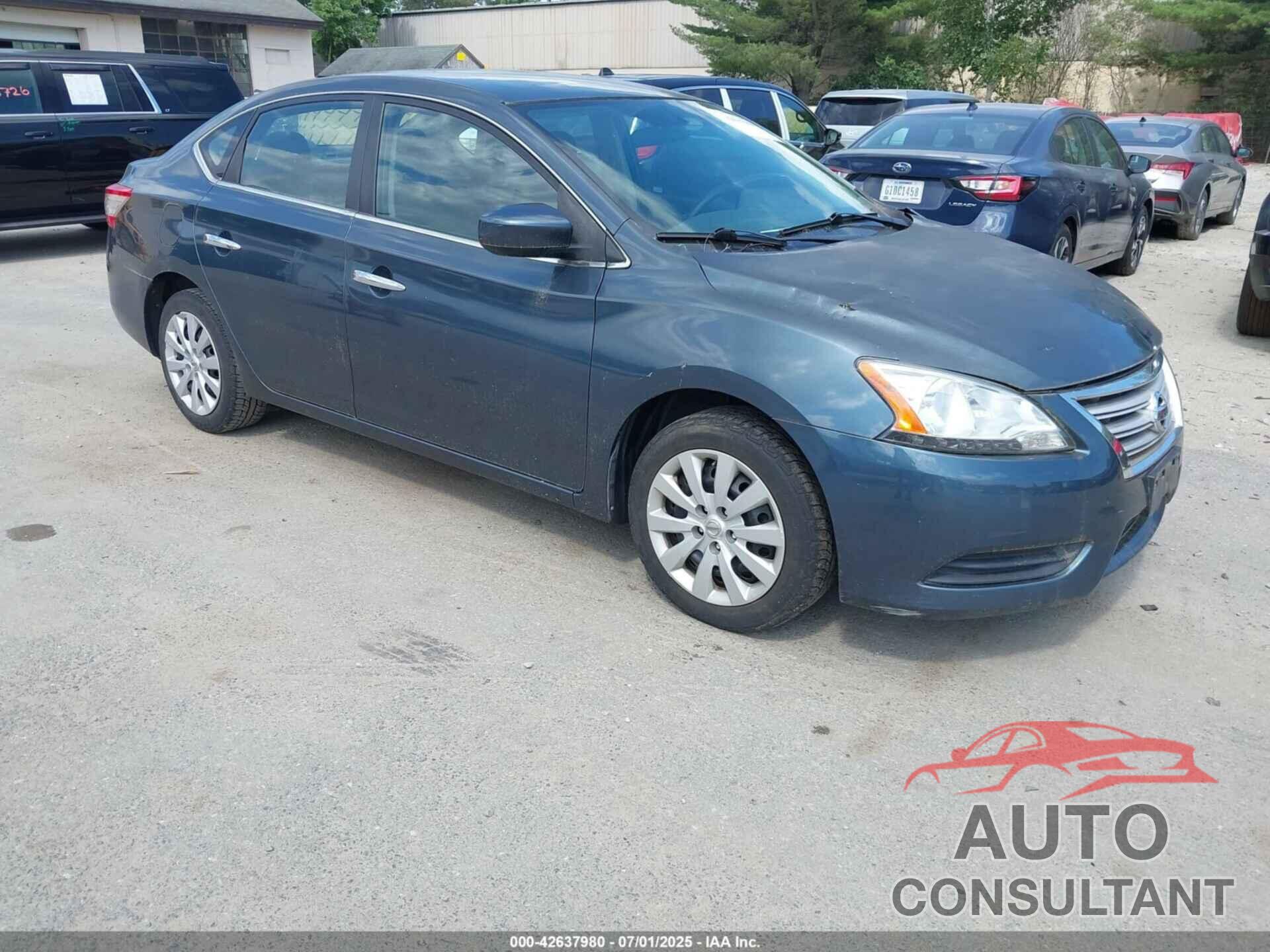 NISSAN SENTRA 2013 - 1N4AB7AP6DN900712