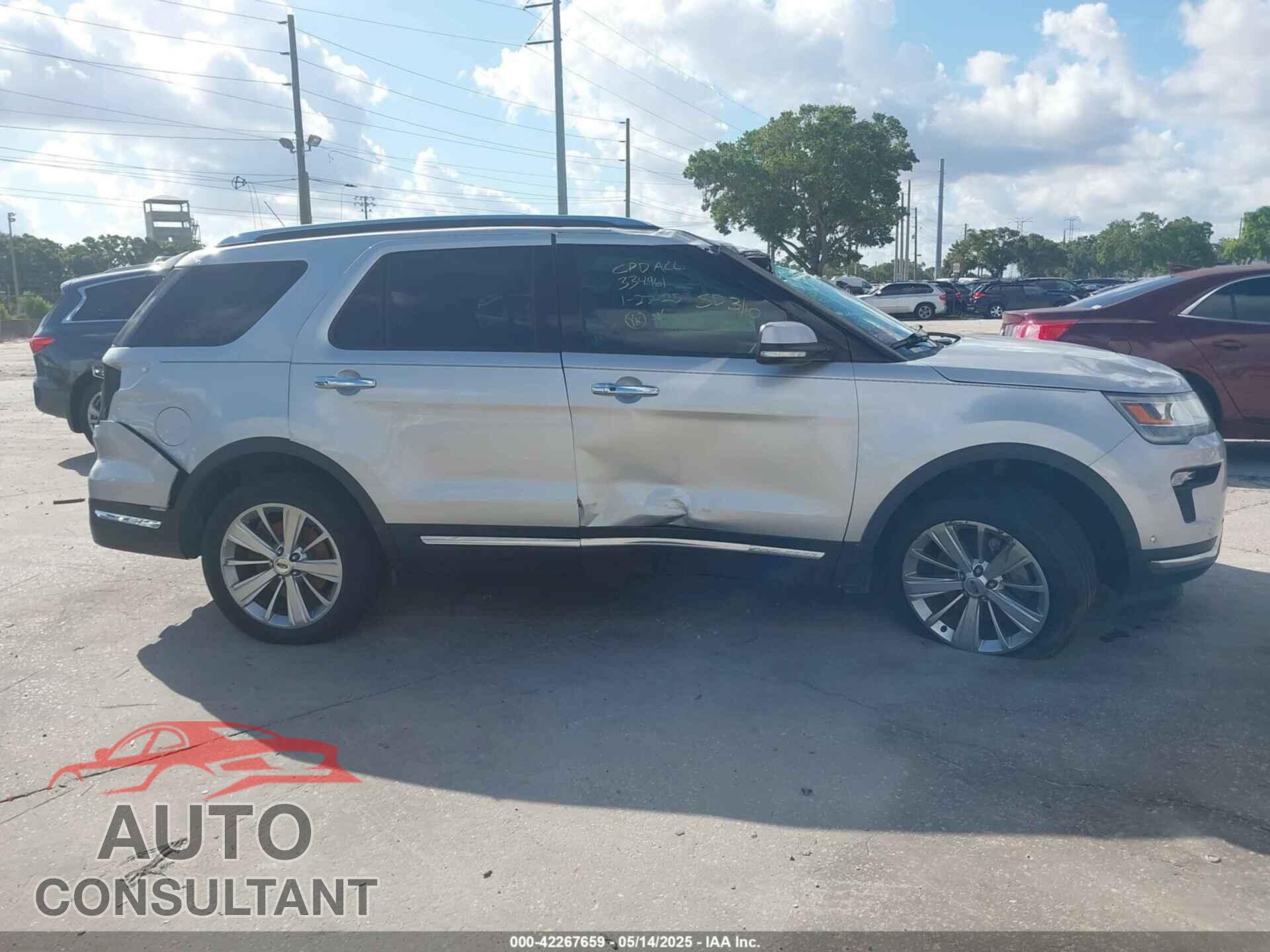 FORD EXPLORER 2018 - 1FM5K7F89JGB85370