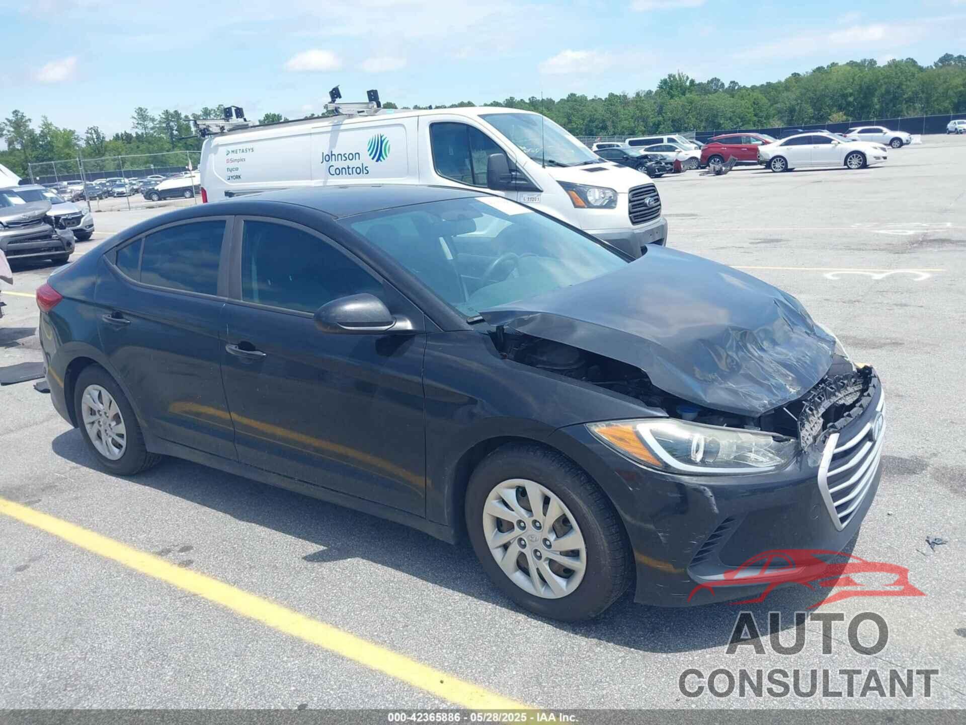 HYUNDAI ELANTRA 2017 - KMHD74LF0HU386679