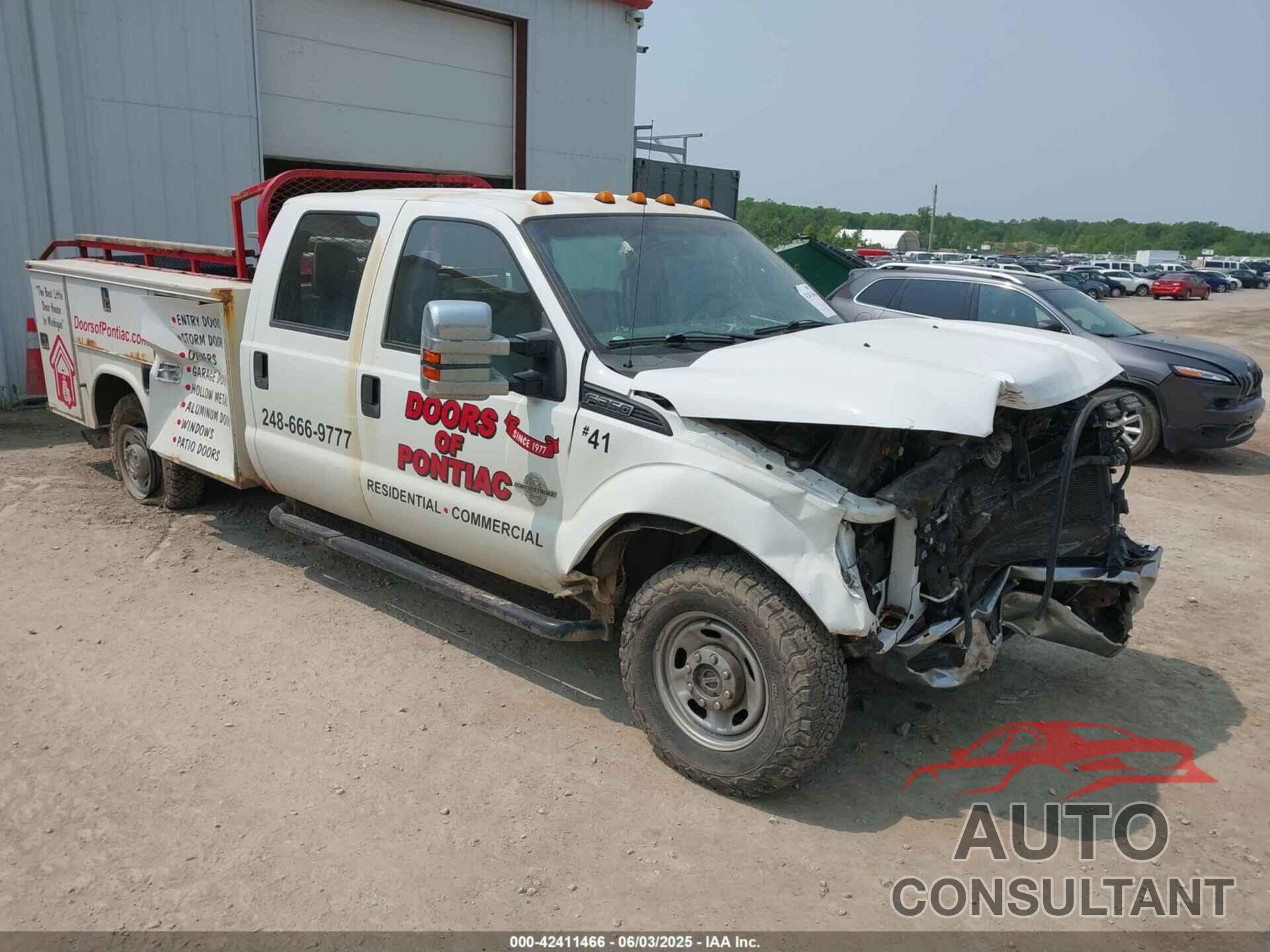 FORD F-350 CHASSIS 2012 - 1FD7W3FT7CED01030