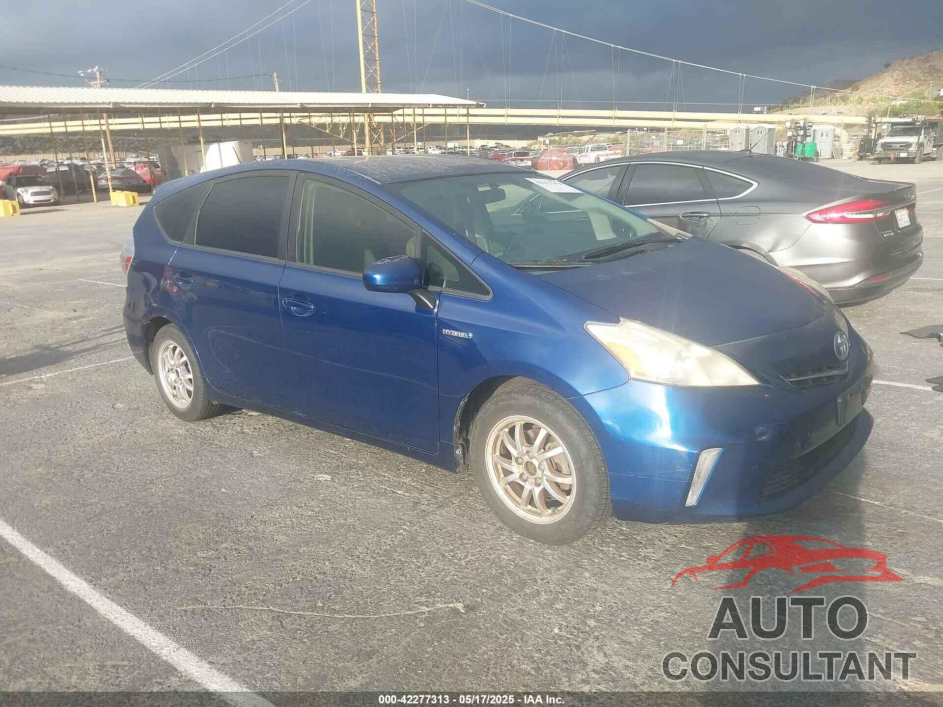 TOYOTA PRIUS V 2012 - JTDZN3EU3C3184066